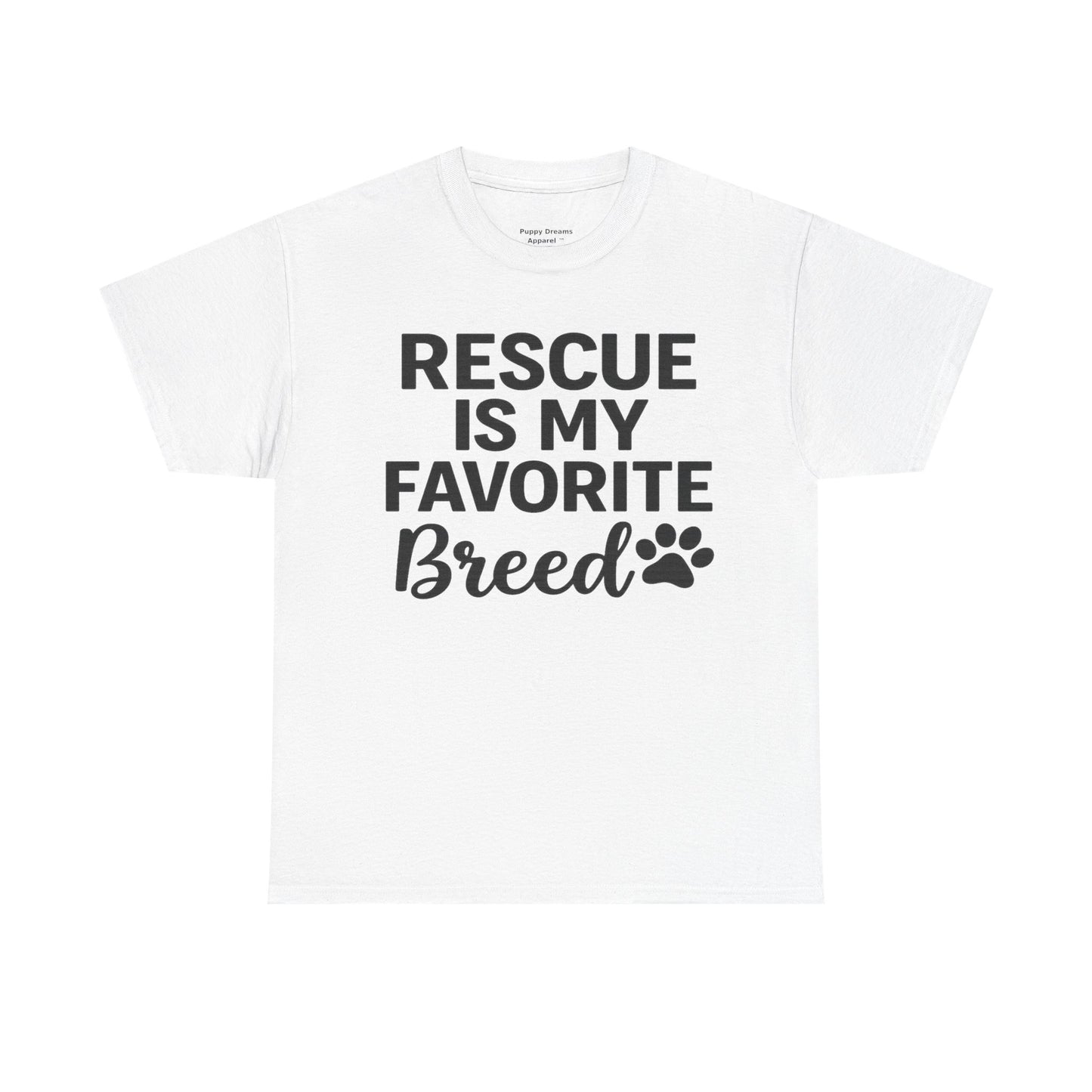 Rescue Dog Appreciation Tee, Unisex Heavy Cotton Shirt, Animal Lover Gift, Pet Adoption Shirt, Dog Rescue Awareness T-Shirt