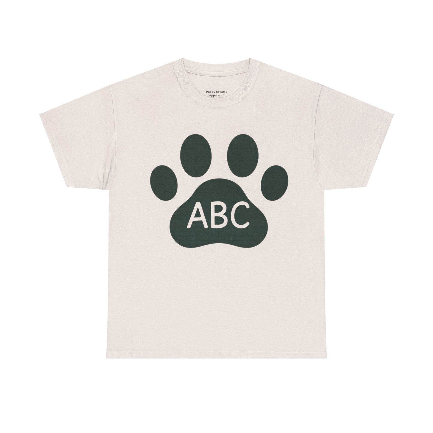 Customizable Pet Paw Print Tee, Cute Pet Lover Shirt, Unisex Cotton T-Shirt, Gift for Dog Owners, Animal Lover Apparel