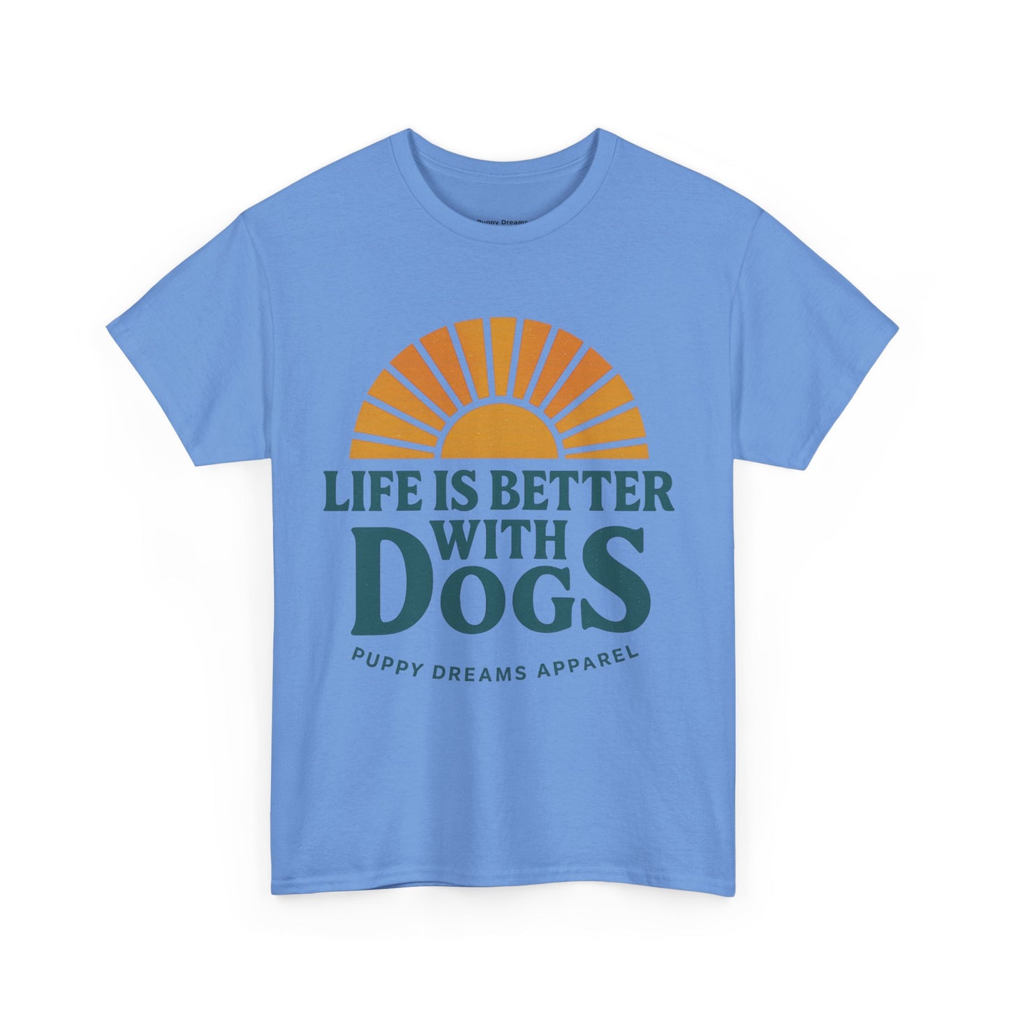 Life is Better with Dogs Tee, Unisex Cotton T-Shirt, Dog Lover's Gift, Cute Pet Apparel, Everyday Casual Wear