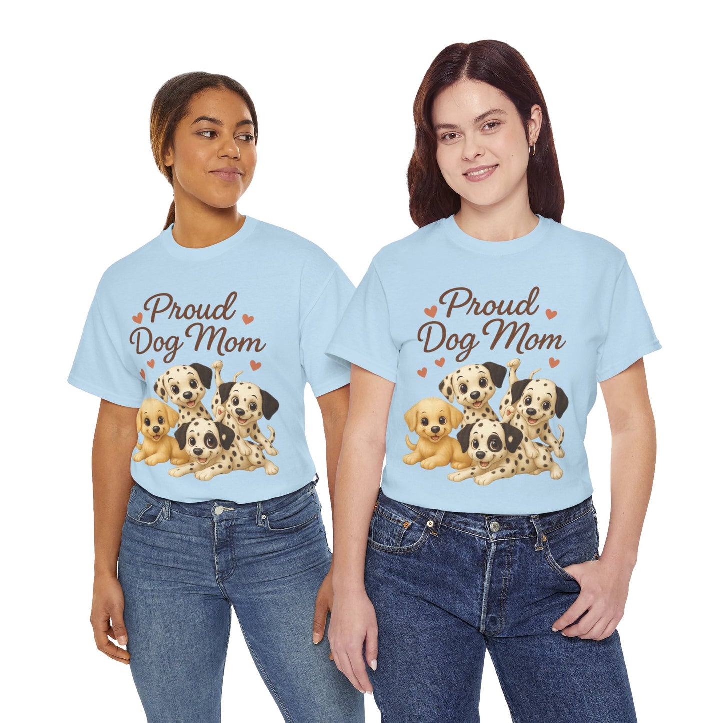 Proud Dog Mom Tee, Pet Lover Shirt, Dog Parent Gift, Birthday Gift for Dog Owners, Animal Lover Fashion, Cute Dog Graphic Tee