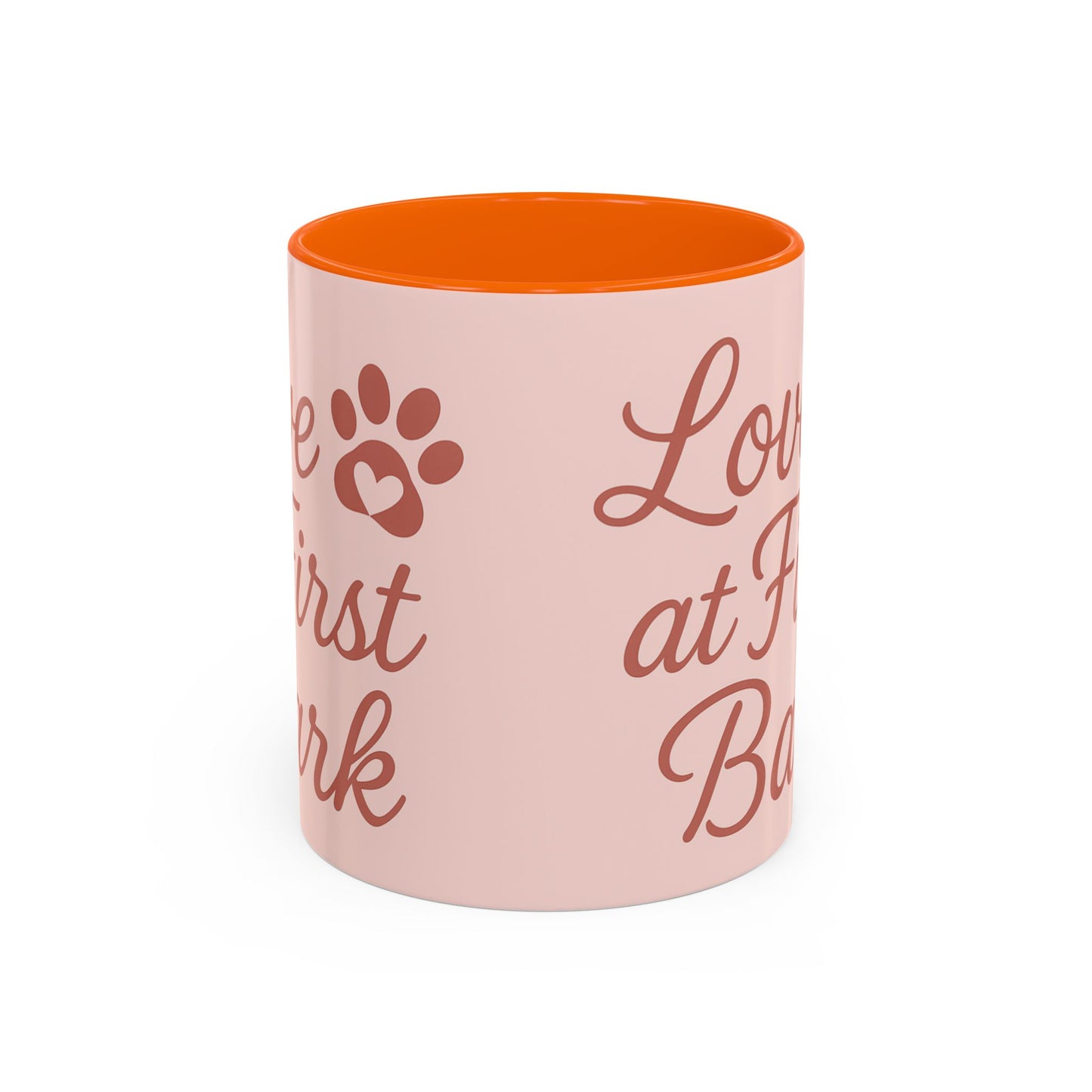 Love at First Bark Coffee Mug, Pet Lover Gift, Dog Mom Mug, Cute Dog Accessories, Animal Lover Coffee Cup