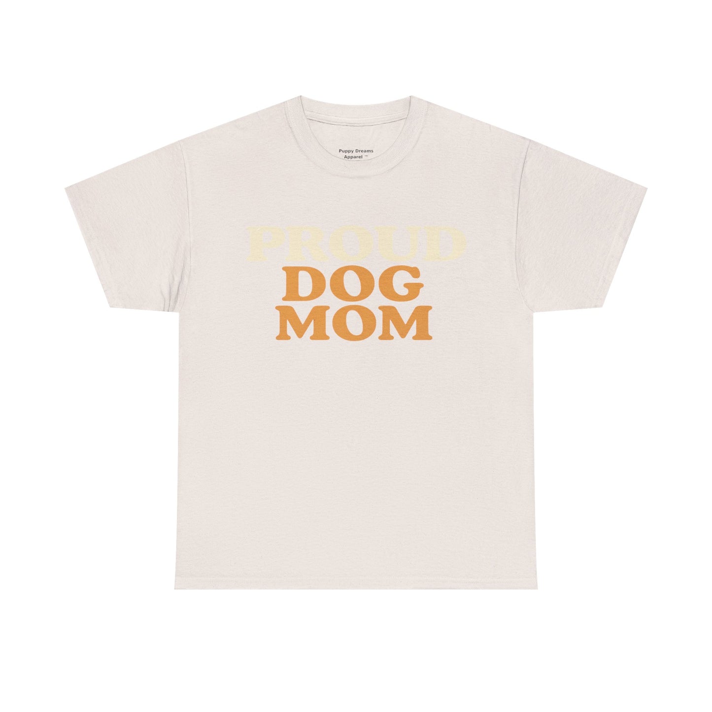 Proud Dog Mom Tee - Unisex Heavy Cotton T-Shirt, Dog Lover Gift, Pet Parent Apparel, Casual Weekend Outfit, Dog Mom Life