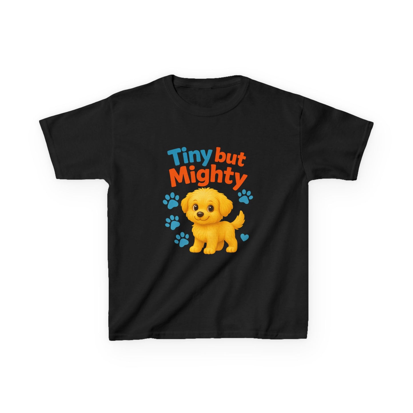 Tiny but Mighty Kids Tee - Adorable Child's Cotton T-Shirt, Perfect for Birthdays, Playdates, Pet Lovers, Everyday Wear, Summer Fun