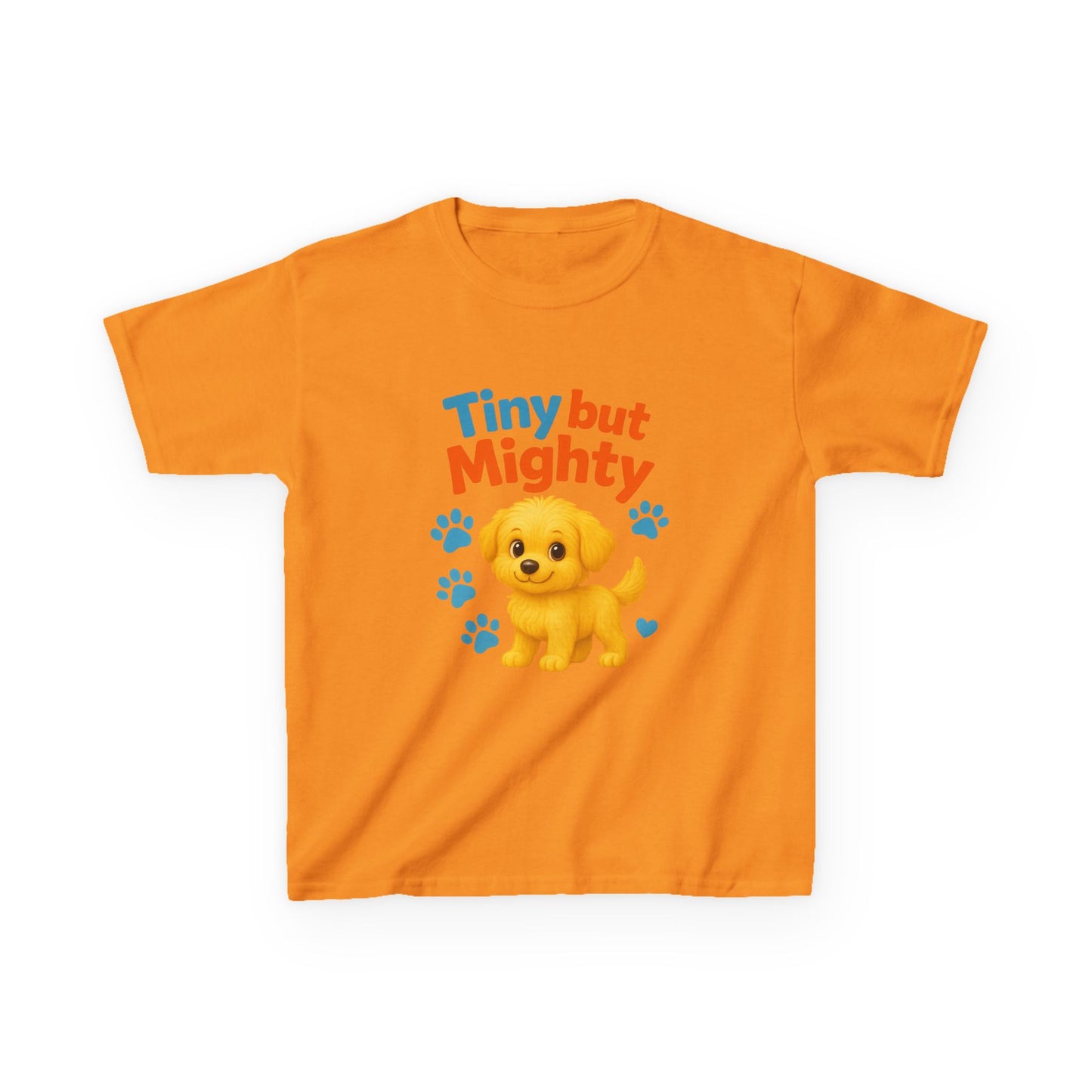 Tiny but Mighty Kids Tee - Adorable Child's Cotton T-Shirt, Perfect for Birthdays, Playdates, Pet Lovers, Everyday Wear, Summer Fun