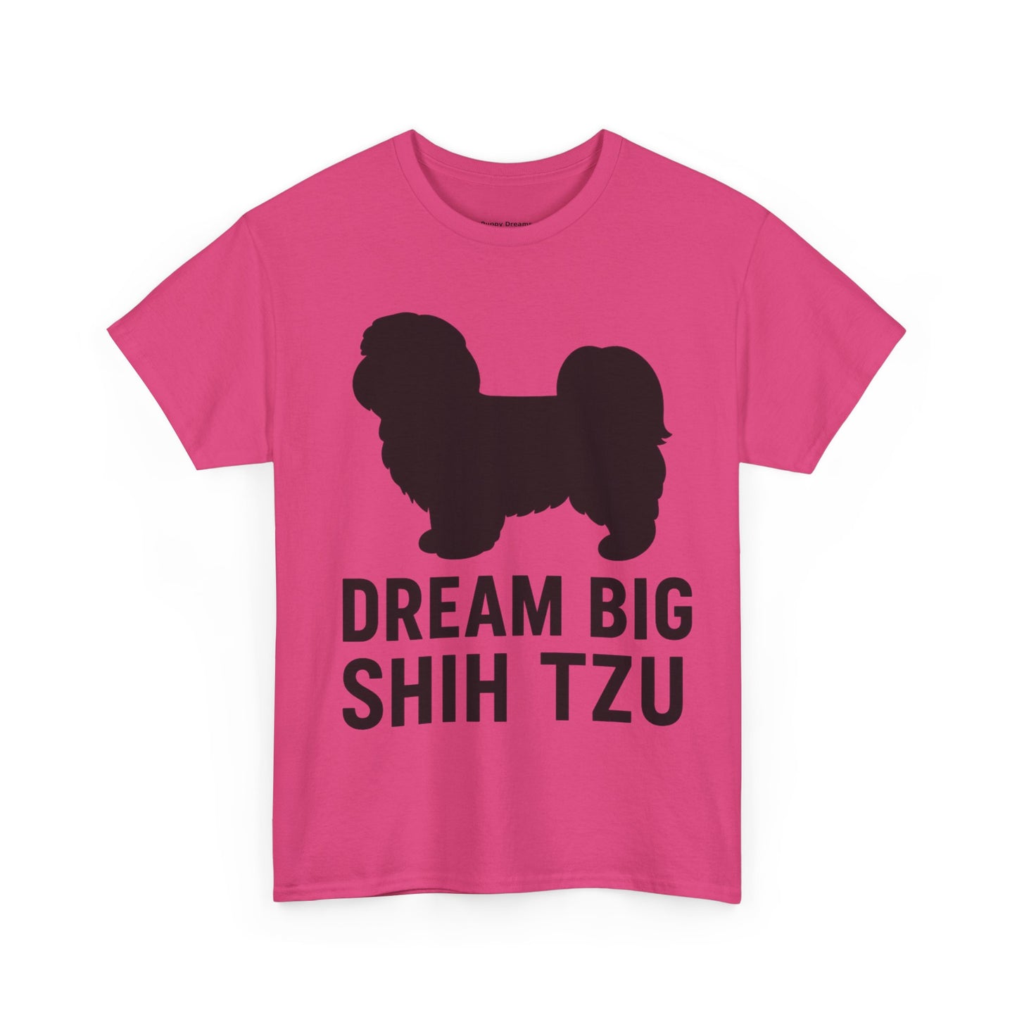 Shih Tzu Dream Big Tee - Unisex Cotton Shirt, Dog Lover Gift, Birthday Apparel, Cute Pet Tee, Casual Wear