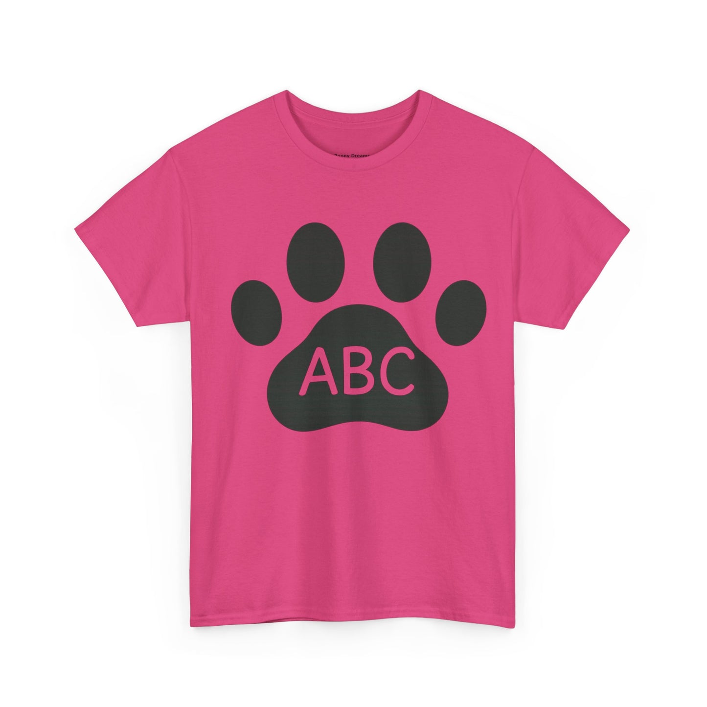 Customizable Pet Paw Print Tee, Cute Pet Lover Shirt, Unisex Cotton T-Shirt, Gift for Dog Owners, Animal Lover Apparel