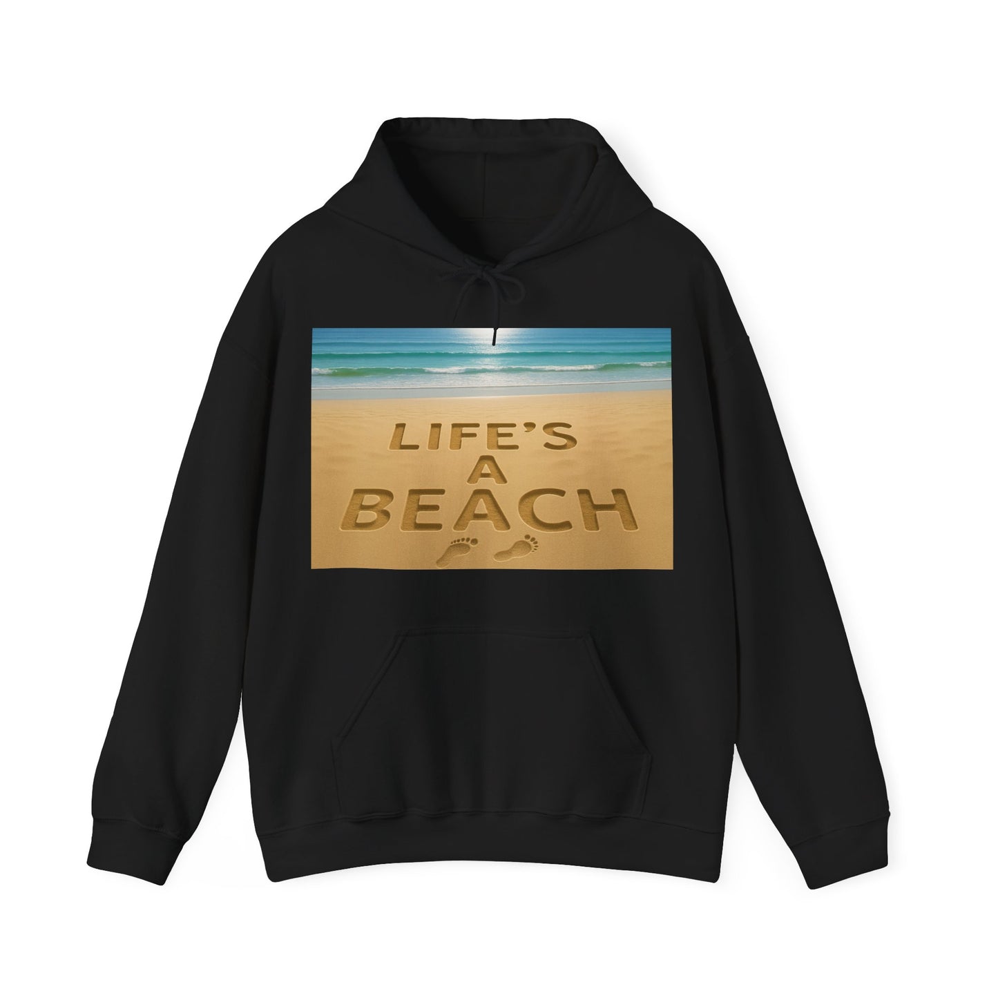 Beach Vibes Sweatshirt, Life's a Beach Hoodie, Coastal Style Pullover, Summer Casual Wear, Beach Lover Gift