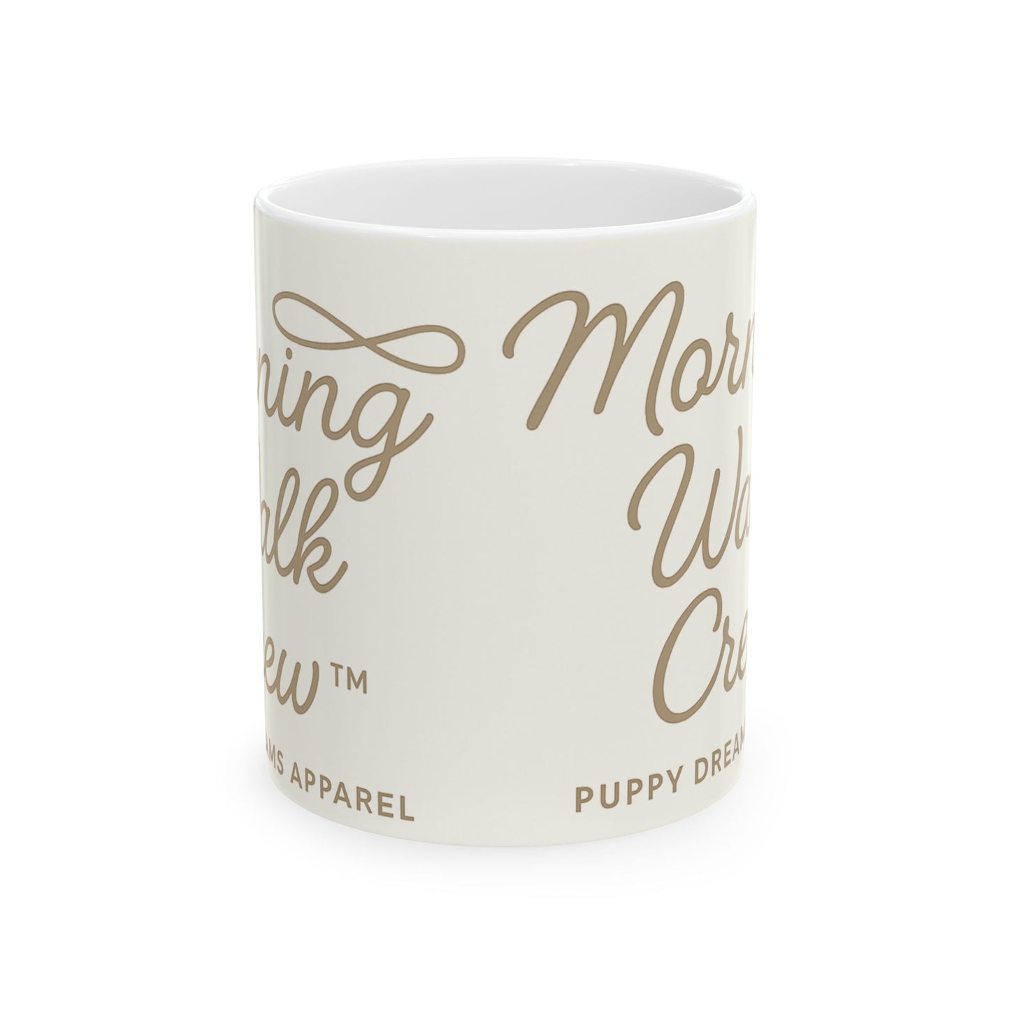 Cozy Coffee Ceramic Mug for Dog Lovers, Morning Walk Crew Mug, Gift for Pet Owners, Puppy Lover's Drinkware, Cute Animal Mug, Dog [...]