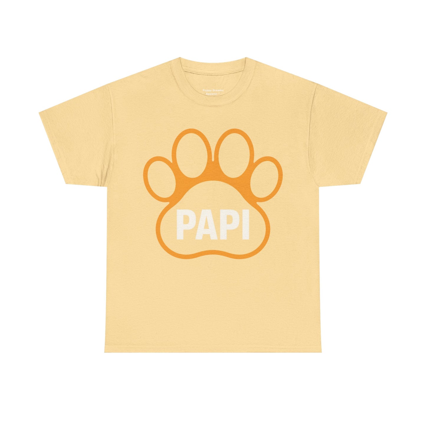 Paw Print PAPI Tee - Perfect for Dog Lovers, Gifts for Pawsome Dads, Casual Style, Pet-Themed Shirt, Unisex Cotton Top