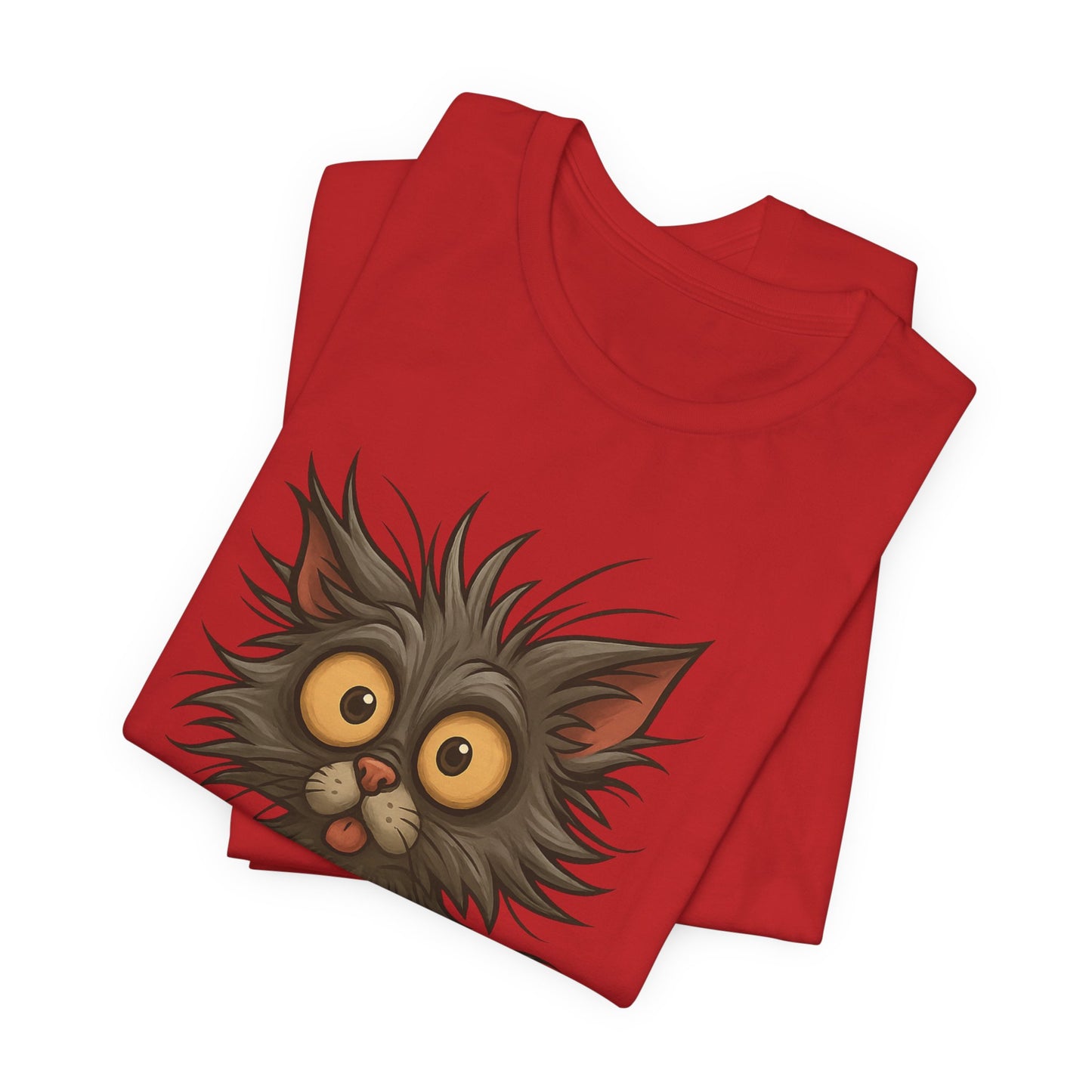 Hot Mess Cat Tee — Funny Cute Cat Graphic T-Shirt