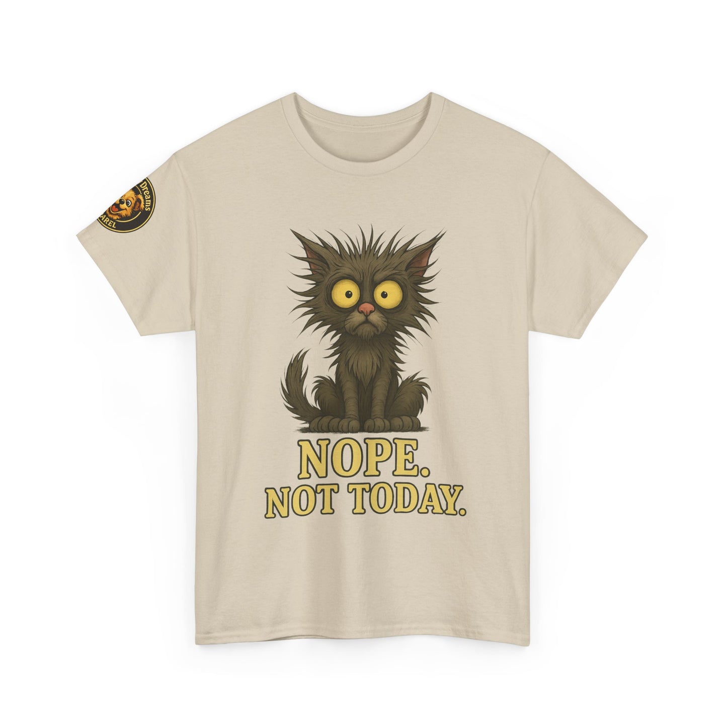 Cat 'Nope. Not Today.' T‑Shirt — Funny Grumpy Cat Graphic Tee