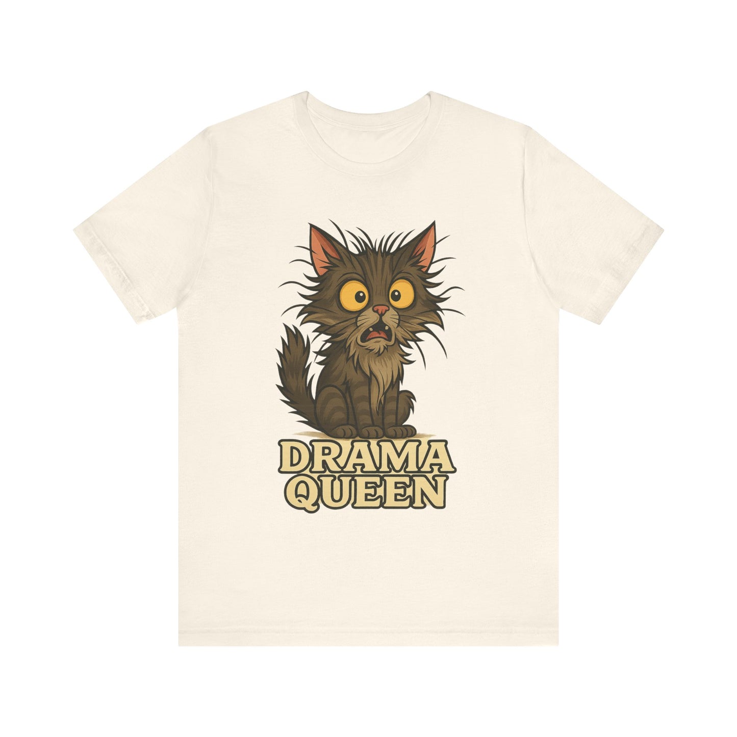 Drama Queen Cat T-Shirt — Crazy Cats Vintage Graphic Tee