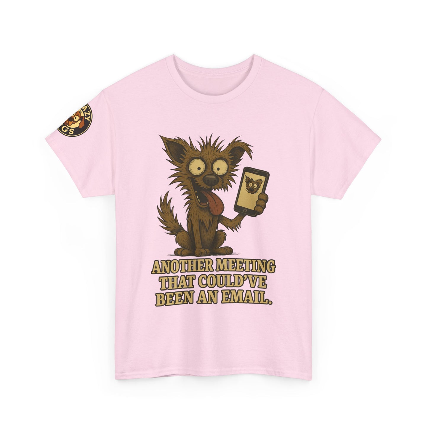 Funny Meeting Shirt — “Another Meeting That Could’ve Been an Email” Cat Cartoon Tee