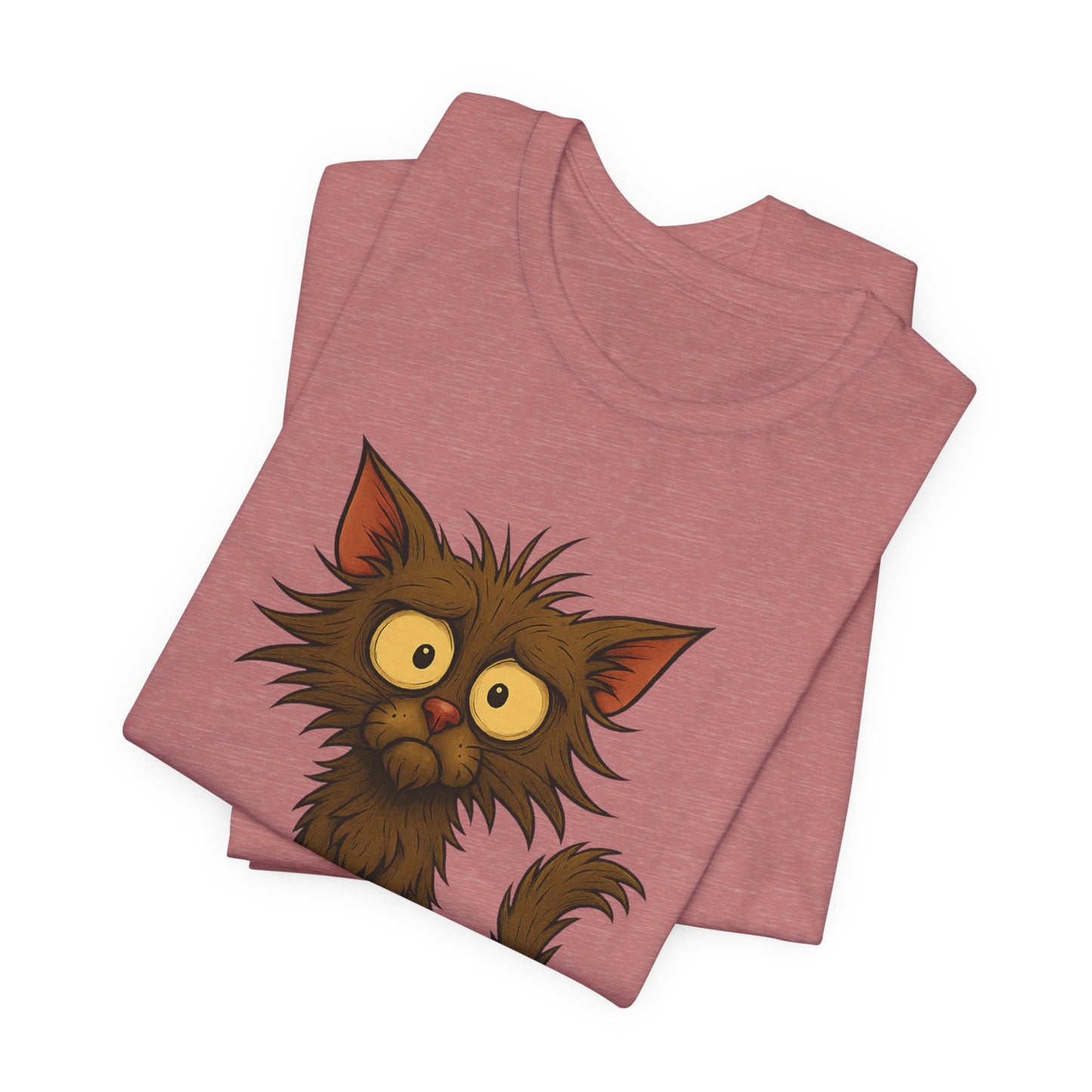 Funny Cat T-Shirt — "I'm At My Limit, Please Don't Test Me" Cute Stressed Kitty Graphic Tee