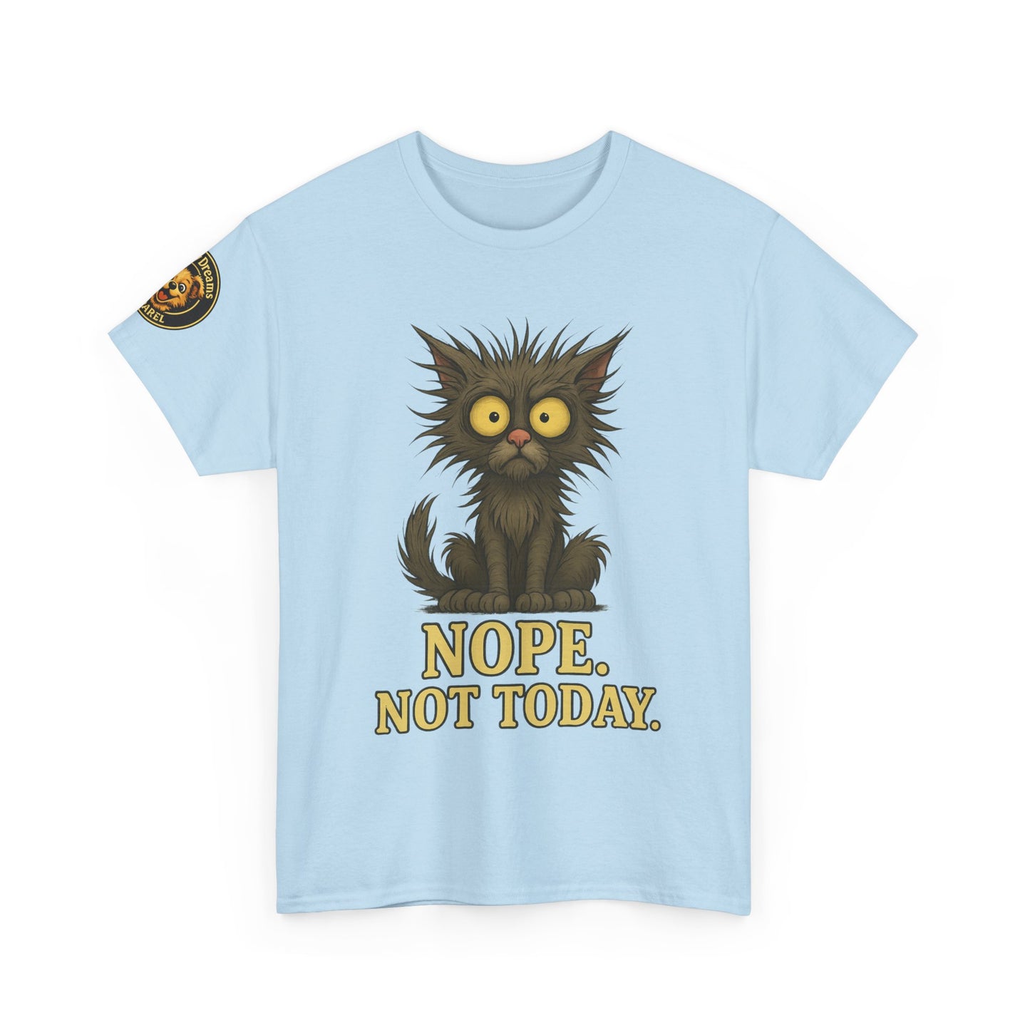 Cat 'Nope. Not Today.' T‑Shirt — Funny Grumpy Cat Graphic Tee