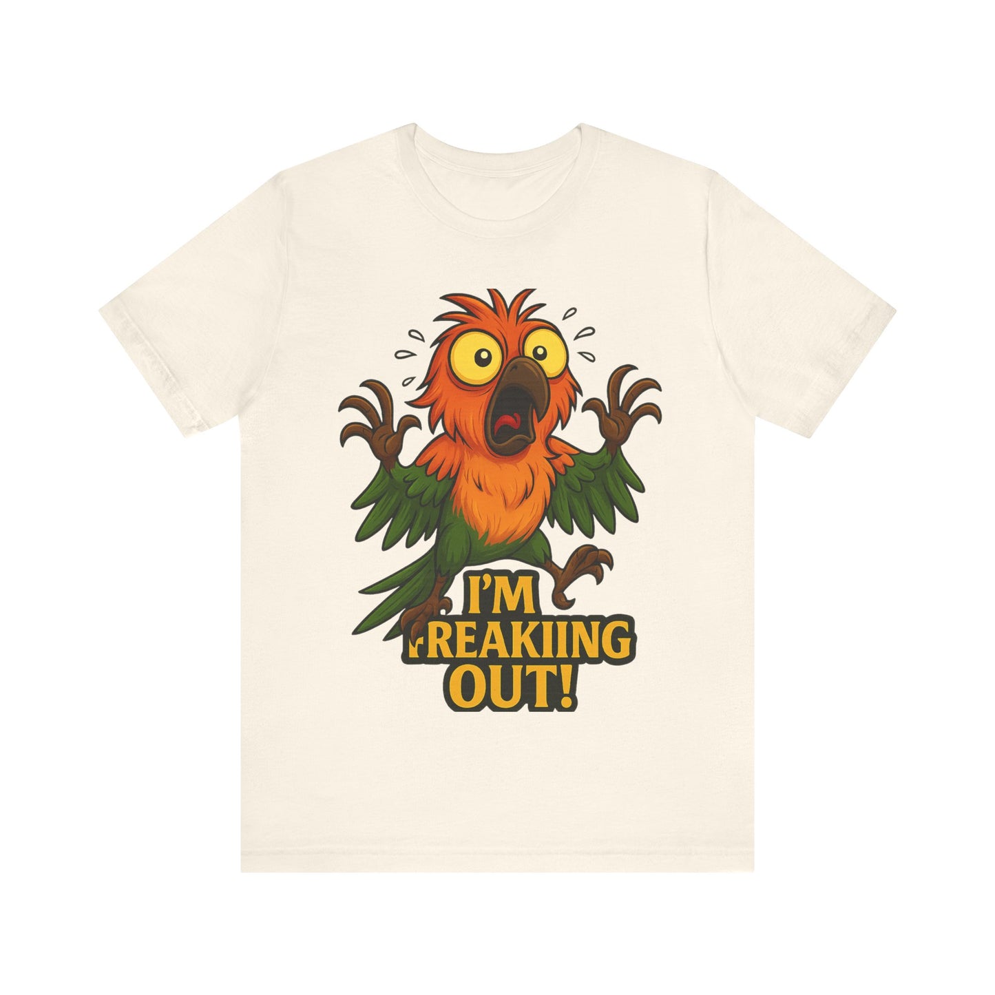 Funny "I'm Freaking Out" Parrot T-Shirt