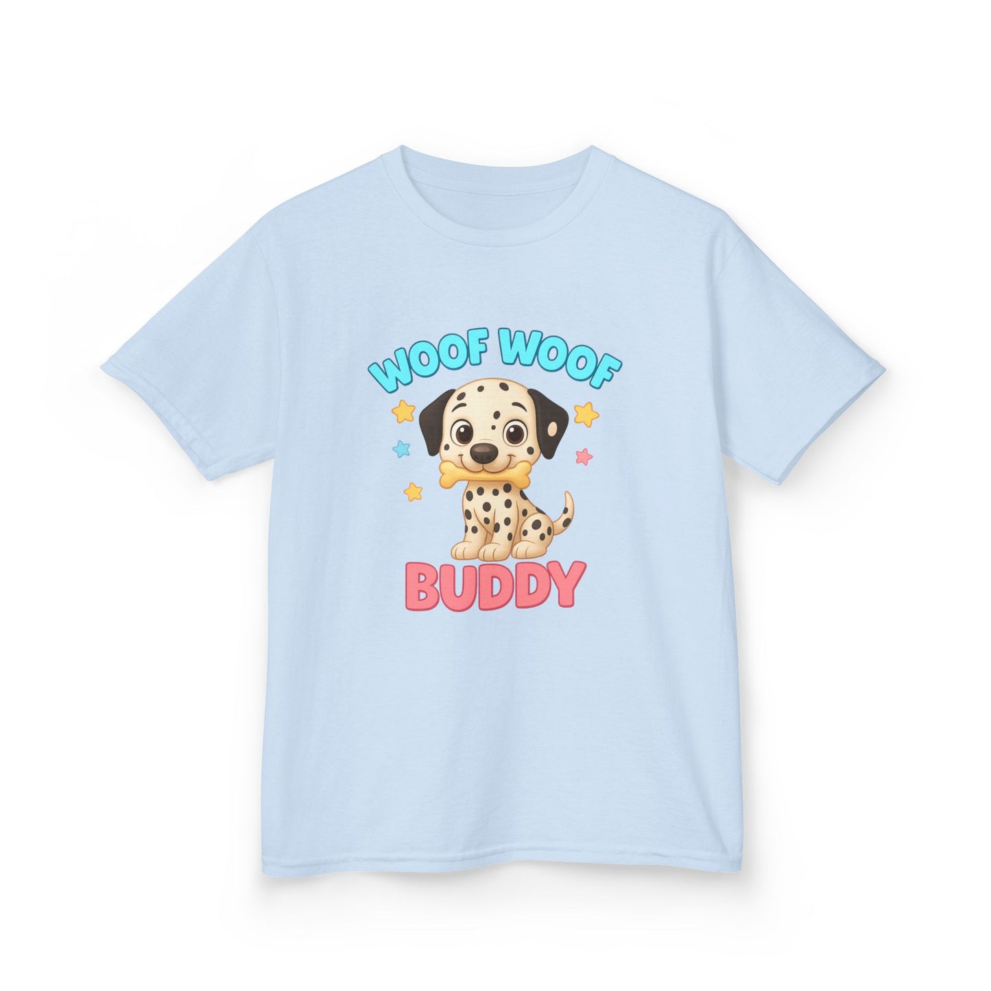 Kids Dalmatian Dog Tee, Cute Pet Shirt for Boys & Girls, Birthday Gift, Animal Lovers, Fun Casual Wear, Cartoon Dog Design