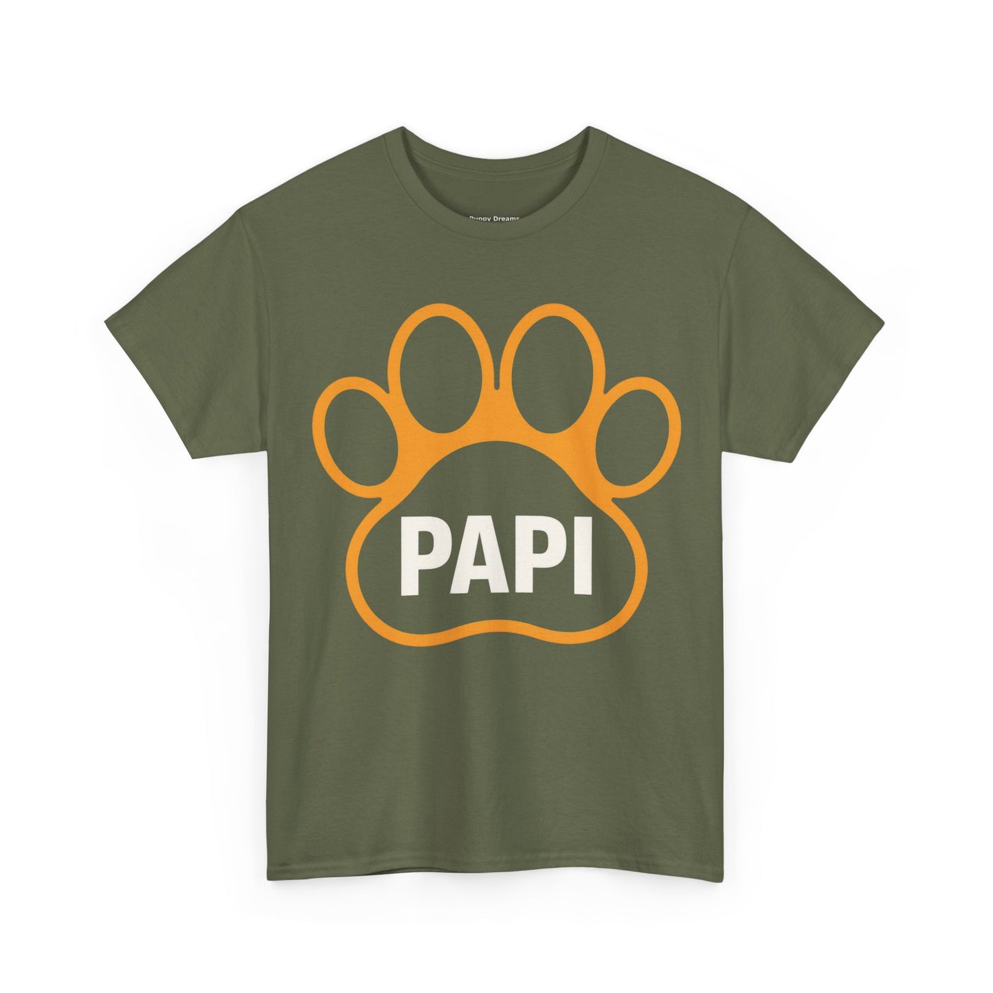 Paw Print PAPI Tee - Perfect for Dog Lovers, Gifts for Pawsome Dads, Casual Style, Pet-Themed Shirt, Unisex Cotton Top