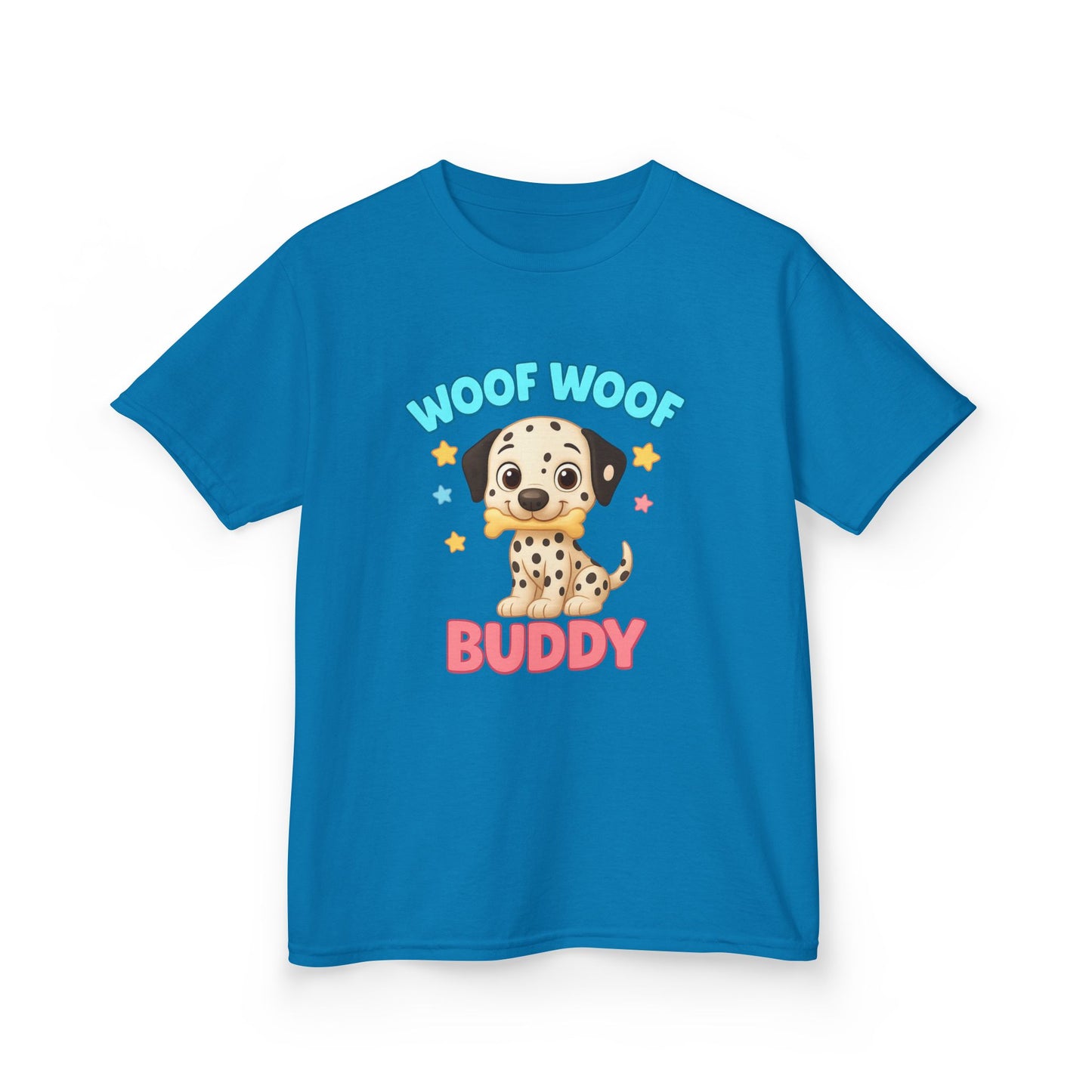 Kids Dalmatian Dog Tee, Cute Pet Shirt for Boys & Girls, Birthday Gift, Animal Lovers, Fun Casual Wear, Cartoon Dog Design