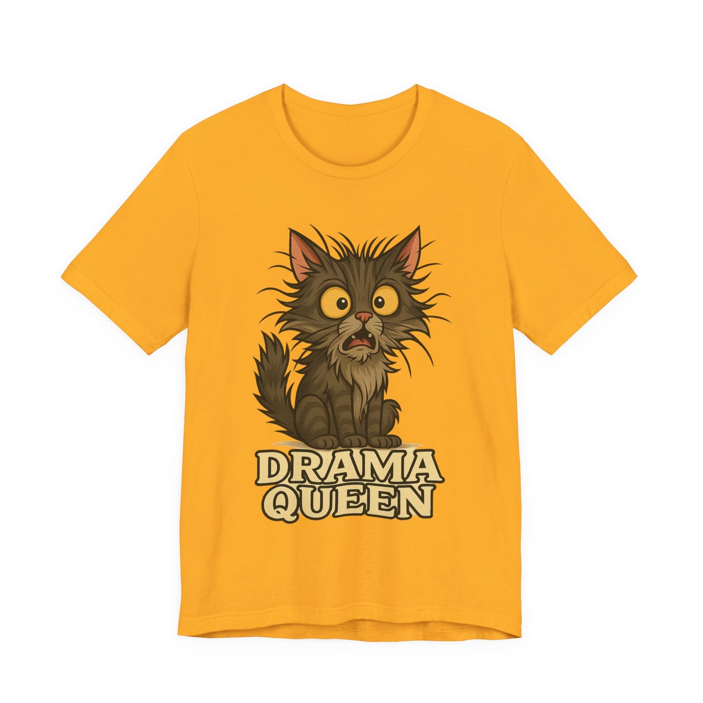 Drama Queen Cat T-Shirt — Crazy Cats Vintage Graphic Tee