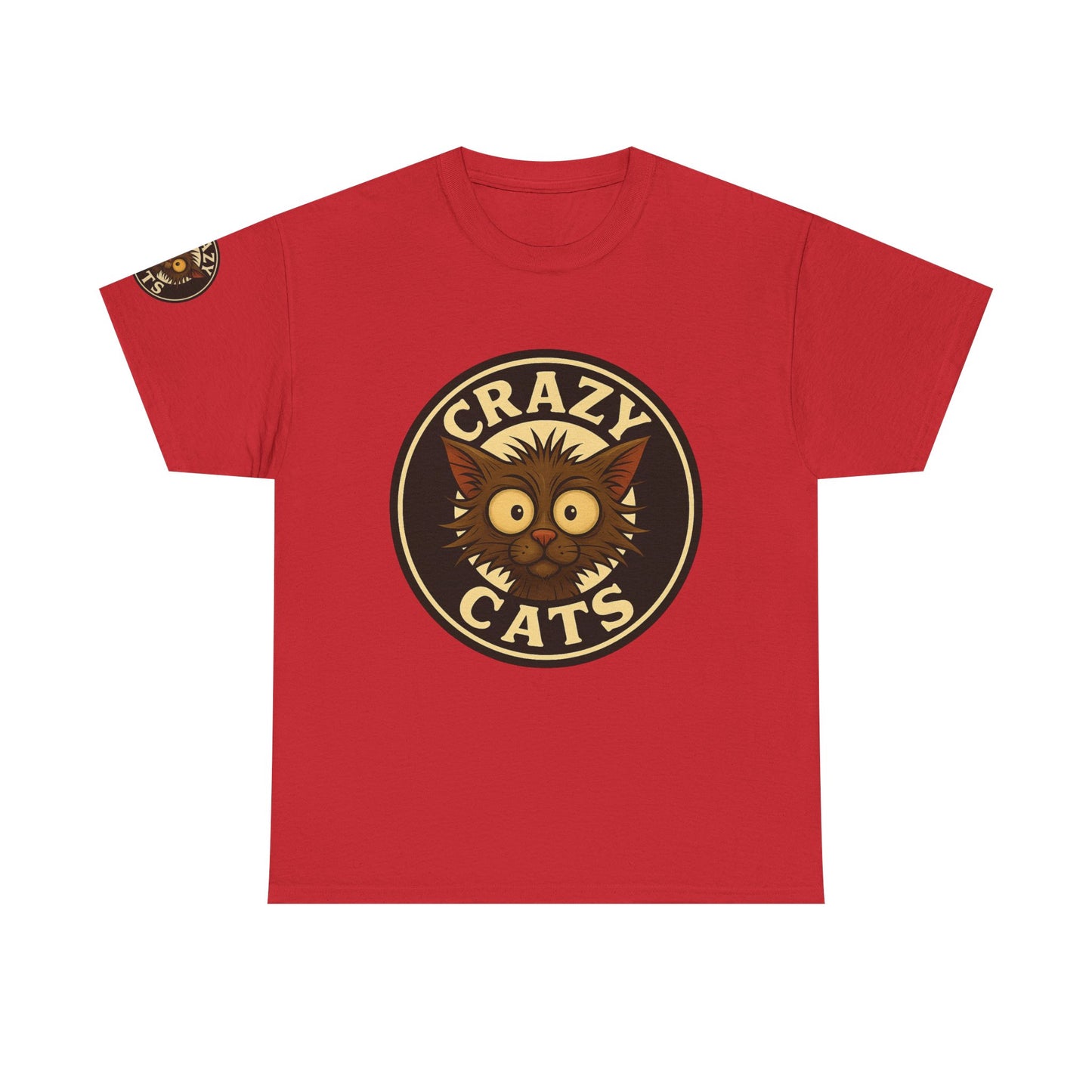 Crazy Cats T-Shirt — Vintage Cartoon Cat Graphic Tee for Cat Lovers