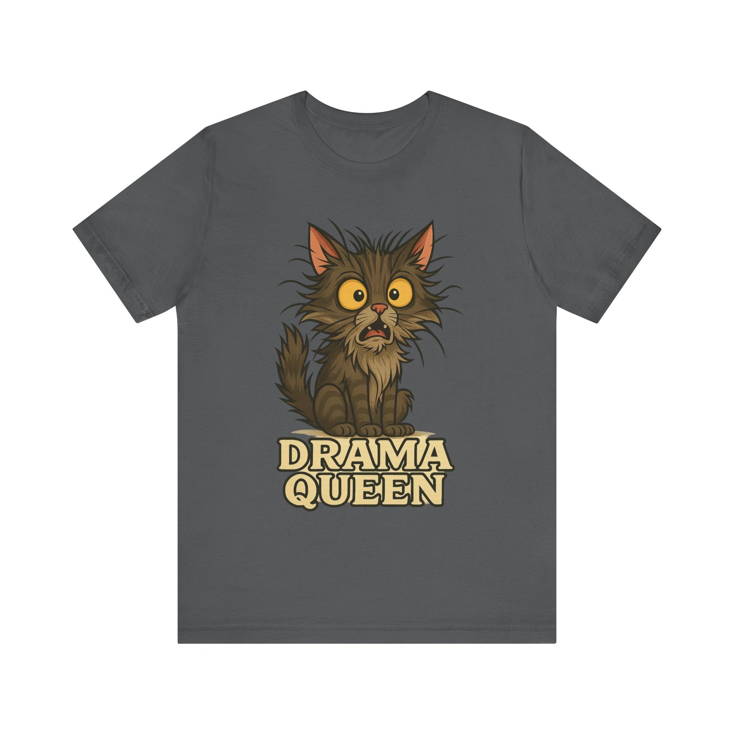 Drama Queen Cat T-Shirt — Crazy Cats Vintage Graphic Tee