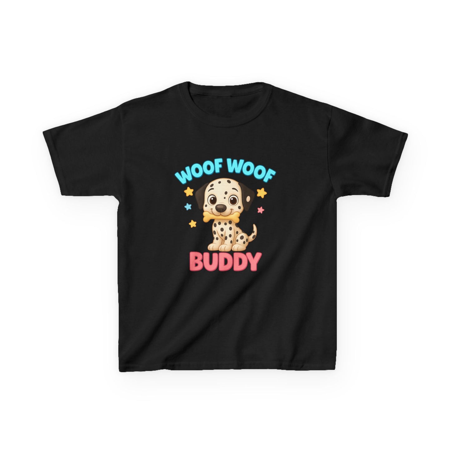 Kids Dalmatian Dog Tee, Cute Pet Shirt for Boys & Girls, Birthday Gift, Animal Lovers, Fun Casual Wear, Cartoon Dog Design