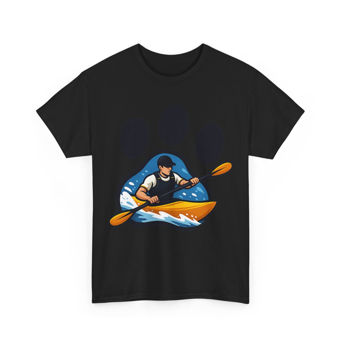 Kayaking Paw Print Tee – Adventure Lover's Unisex Heavy Cotton T-Shirt, Gift for Outdoor Enthusiasts, Wildlife Lovers, Nature Apparel, [...]