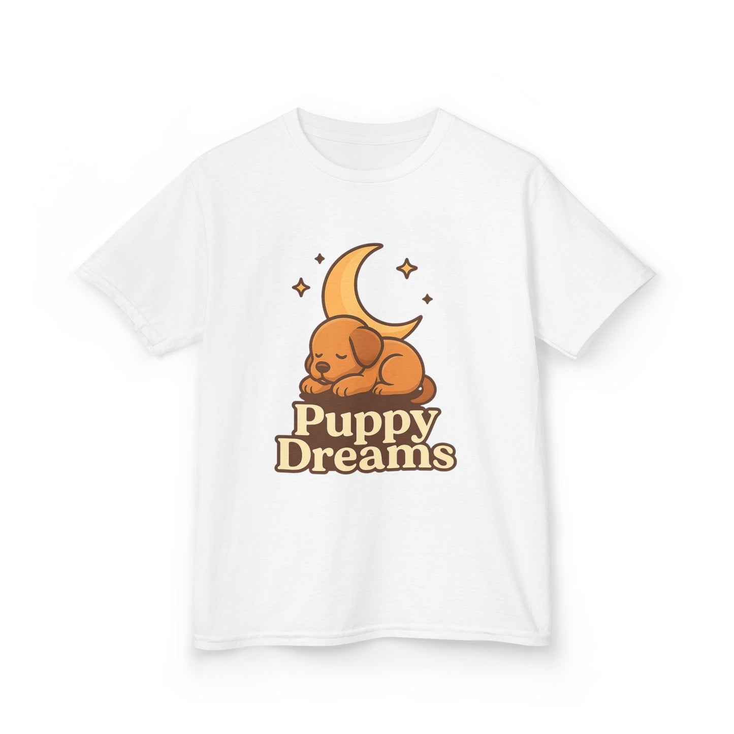 Puppy Dreams Kids Tee, Dreamy Cotton T-Shirt for Children, Cute Dog Shirt, Animal Lover Gift, Birthday Party Outfit, Cozy Everyday Wear