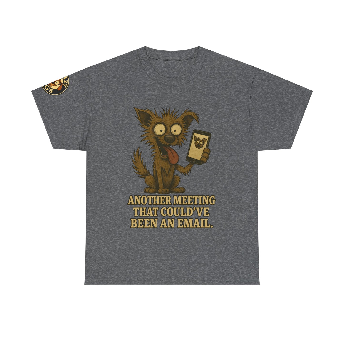 Funny Meeting Shirt — “Another Meeting That Could’ve Been an Email” Cat Cartoon Tee