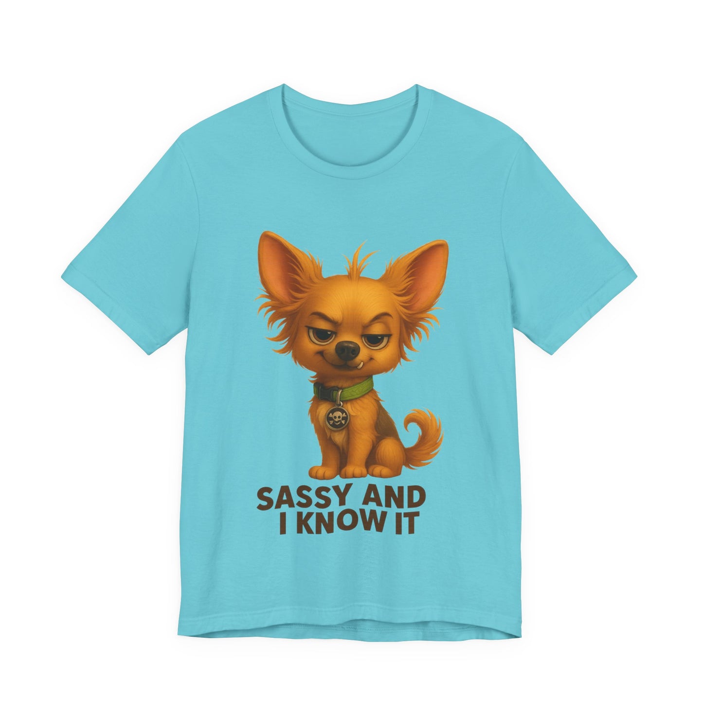 Sassy Chihuahua T-Shirt – "Sassy and I Know It" Cute Dog Tee