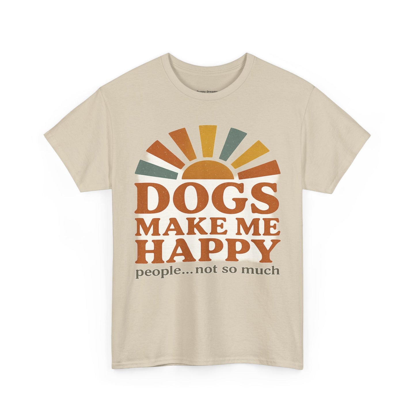 Dog Lover's Unisex Heavy Cotton Tee - Relaxed Fit, Perfect for Pet Owners, Casual Wear, Gift Ideas, Dog-Themed Apparel