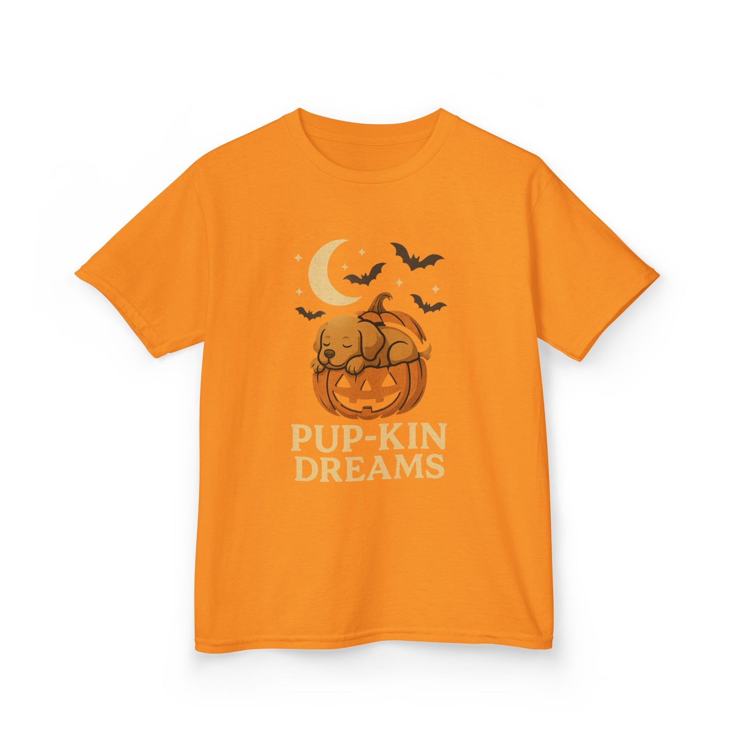 Kids Halloween Tee - Pup-kin Dreams, Cute Halloween Shirt, Kid's T-Shirt, Pumpkin Shirt, Halloween Costume, Fall Apparel