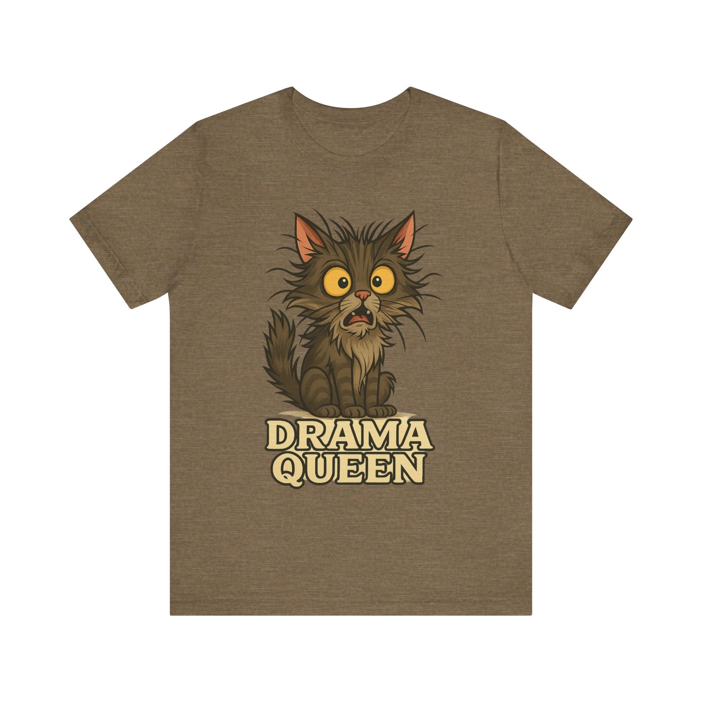 Drama Queen Cat T-Shirt — Crazy Cats Vintage Graphic Tee