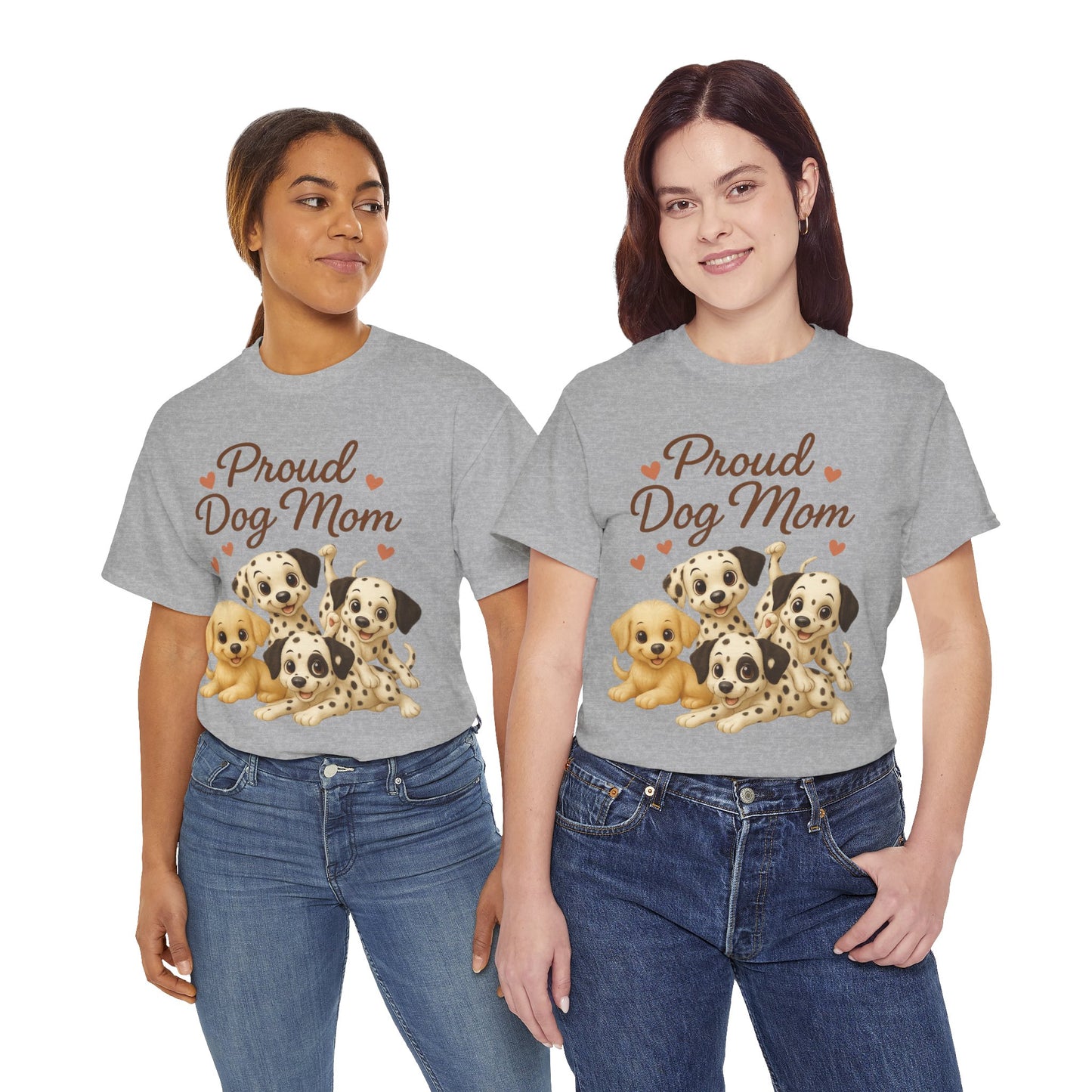 Proud Dog Mom Tee, Pet Lover Shirt, Dog Parent Gift, Birthday Gift for Dog Owners, Animal Lover Fashion, Cute Dog Graphic Tee