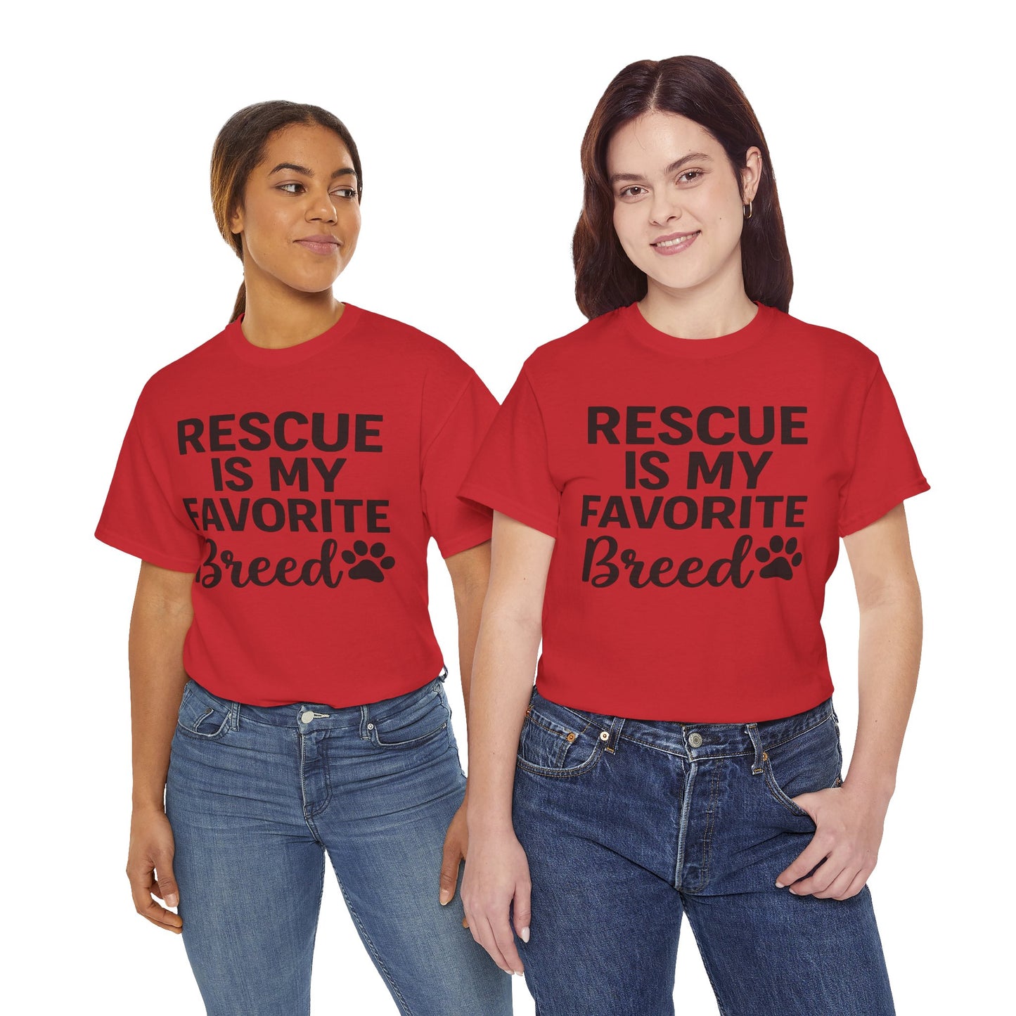 Rescue Dog Appreciation Tee, Unisex Heavy Cotton Shirt, Animal Lover Gift, Pet Adoption Shirt, Dog Rescue Awareness T-Shirt