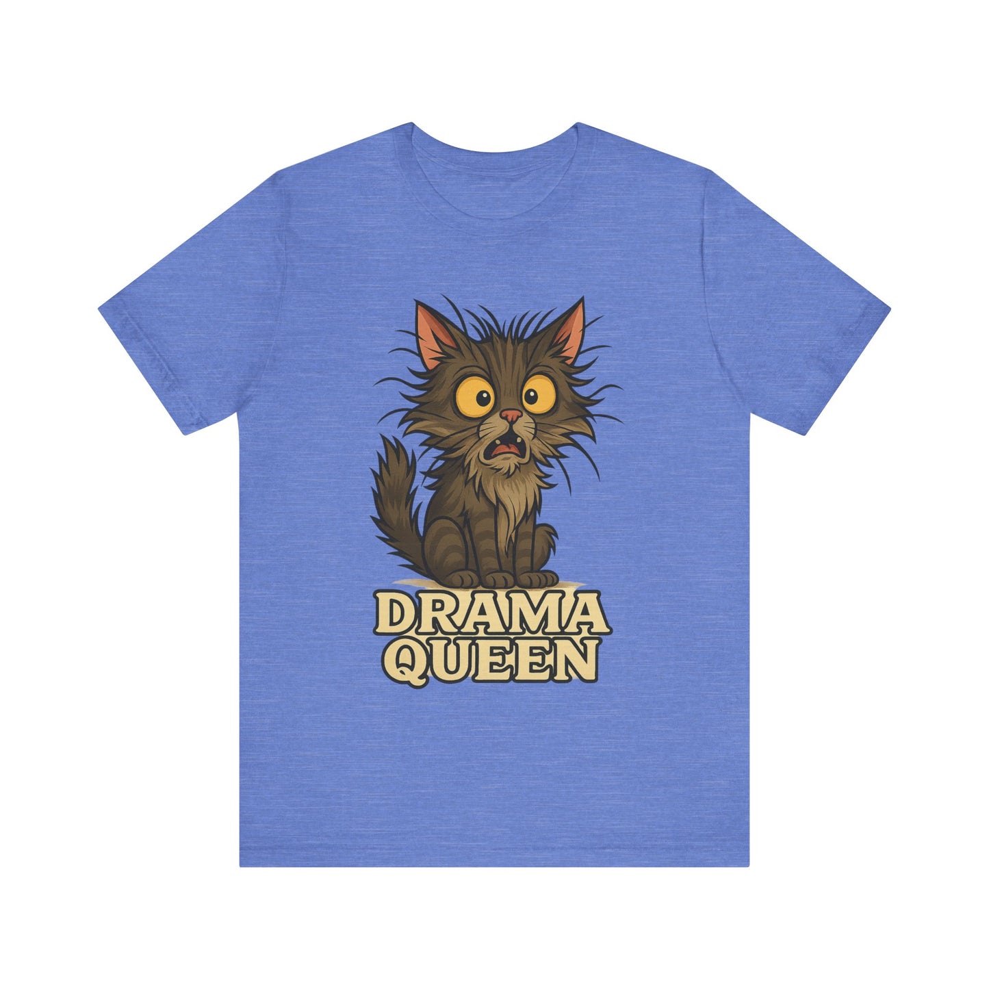 Drama Queen Cat T-Shirt — Crazy Cats Vintage Graphic Tee