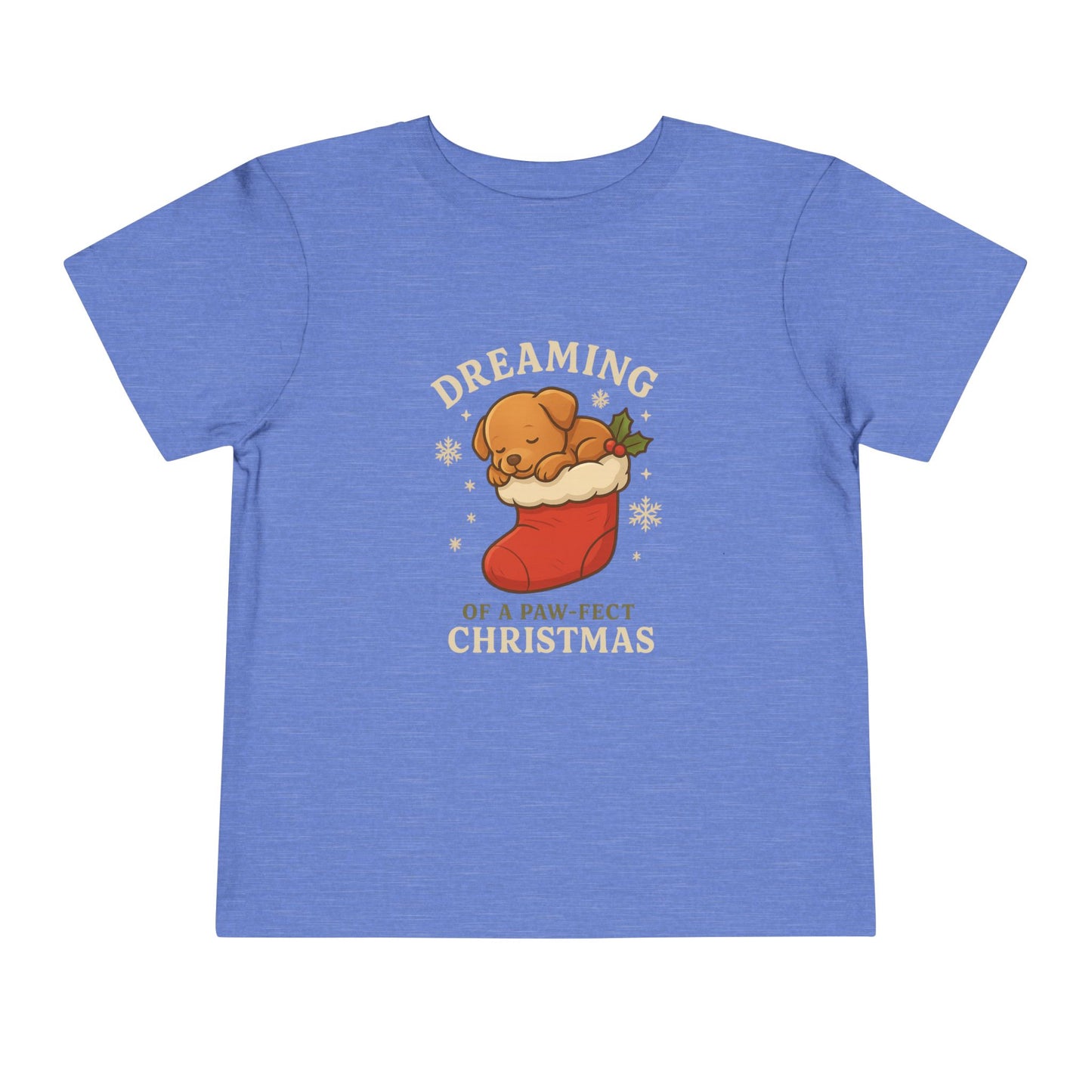 Dreaming of a Paw-Fect Christmas Toddler Tee | Adorable Short Sleeve Shirt for Holidays, Christmas Gift, Baby Shower, Cute Outfit, [...]