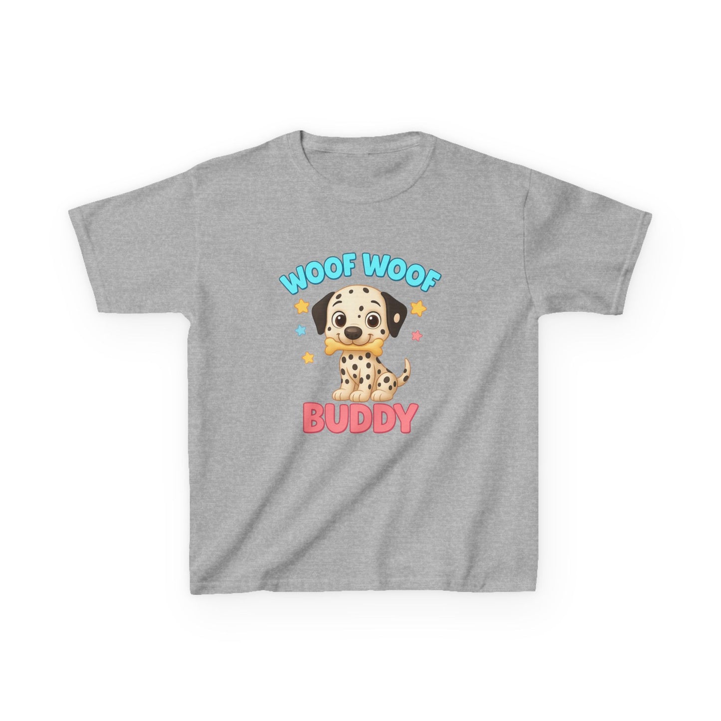 Kids Dalmatian Dog Tee, Cute Pet Shirt for Boys & Girls, Birthday Gift, Animal Lovers, Fun Casual Wear, Cartoon Dog Design