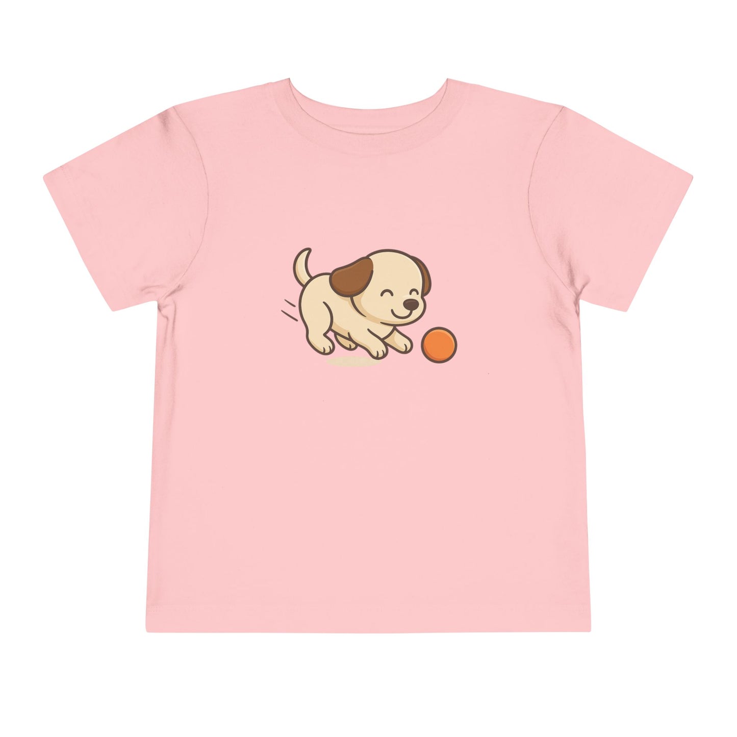 Cute Puppy Toddler Tee, Kids T-Shirt, Summer Play Shirt, Dog Lover Gift, Birthday Outfit