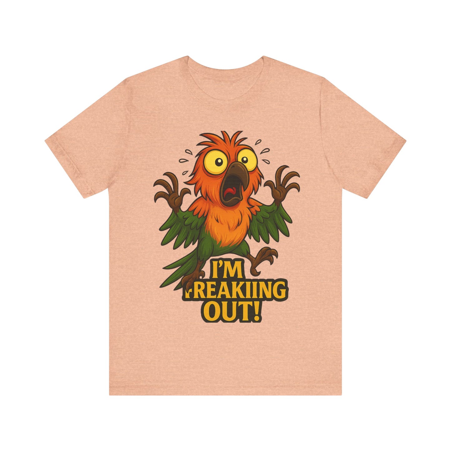 Funny "I'm Freaking Out" Parrot T-Shirt
