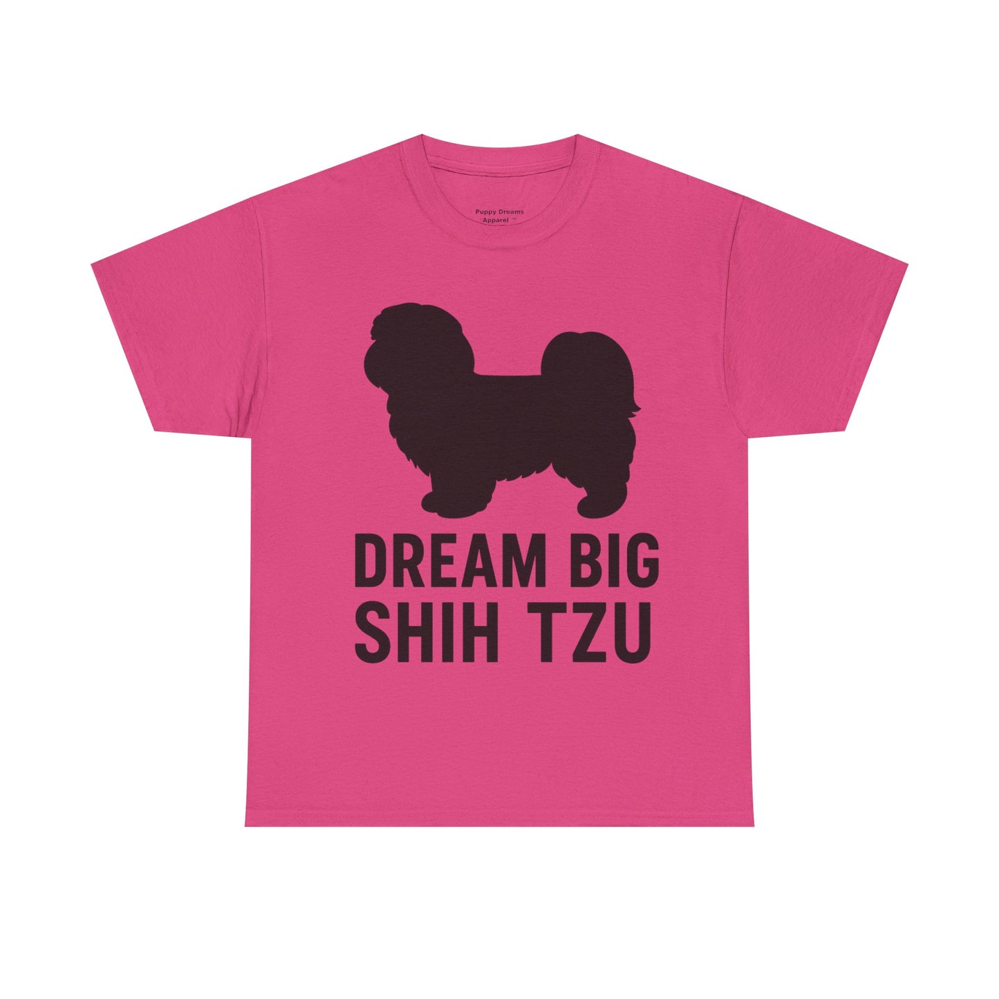 Shih Tzu Dream Big Tee - Unisex Cotton Shirt, Dog Lover Gift, Birthday Apparel, Cute Pet Tee, Casual Wear