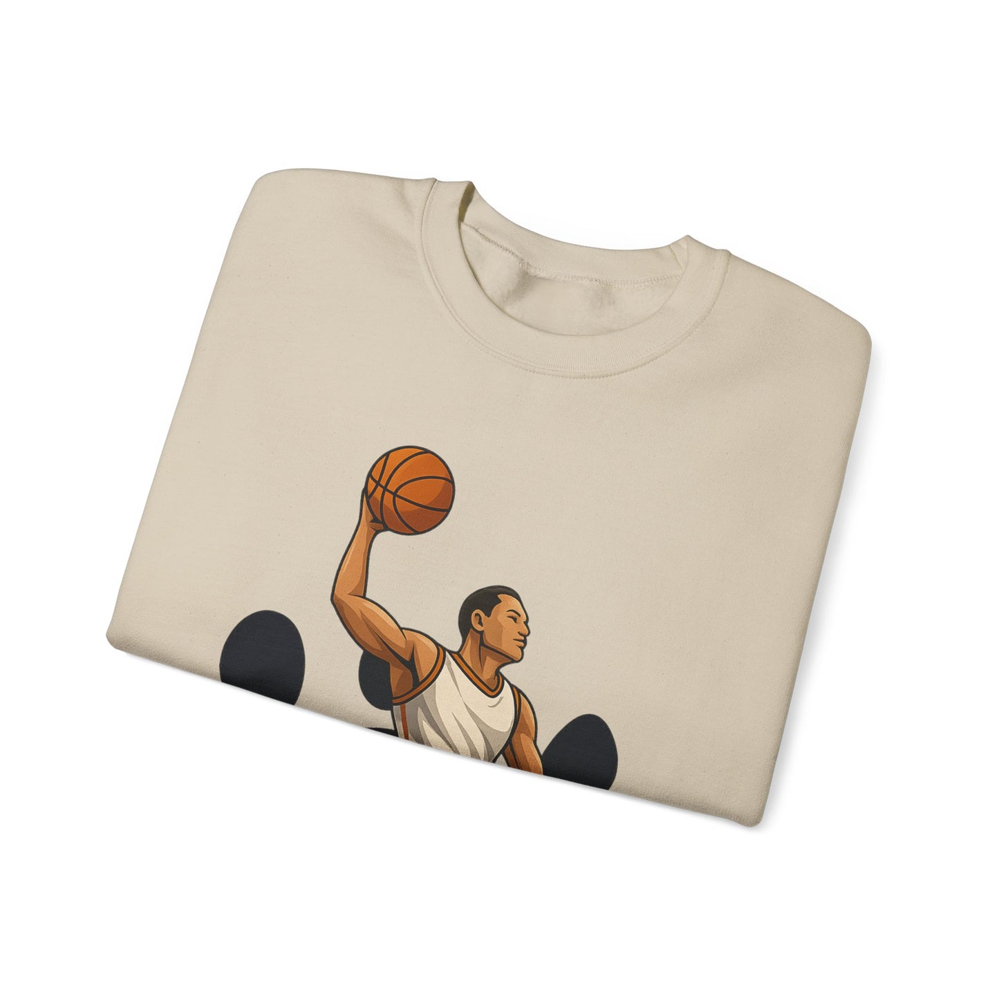 Basketball Vibes Crewneck Sweatshirt, Sports Gift, Athletic Fashion, Unisex Style, Casual Wear, Gift for Sport Lovers