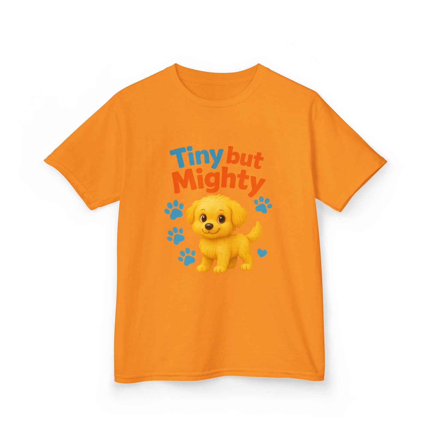 Tiny but Mighty Kids Tee - Adorable Child's Cotton T-Shirt, Perfect for Birthdays, Playdates, Pet Lovers, Everyday Wear, Summer Fun