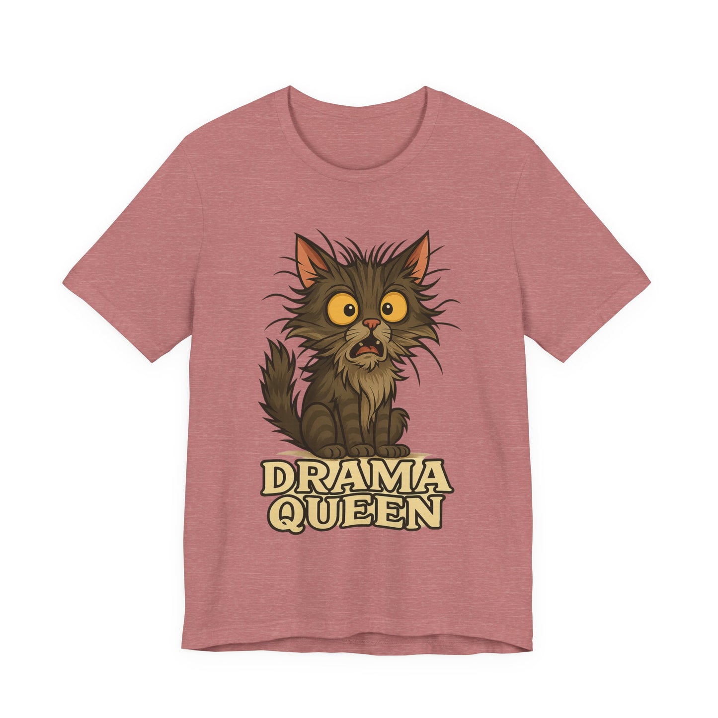 Drama Queen Cat T-Shirt — Crazy Cats Vintage Graphic Tee