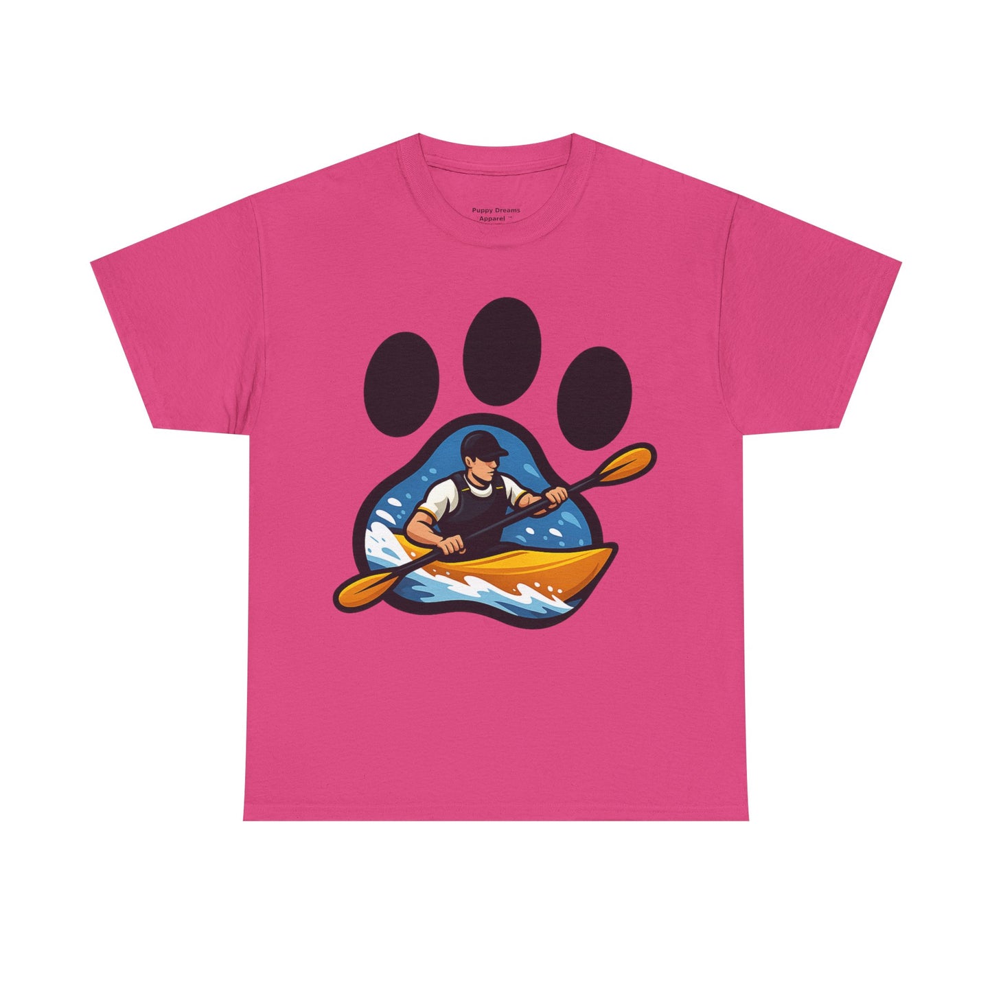 Kayaking Paw Print Tee – Adventure Lover's Unisex Heavy Cotton T-Shirt, Gift for Outdoor Enthusiasts, Wildlife Lovers, Nature Apparel, [...]