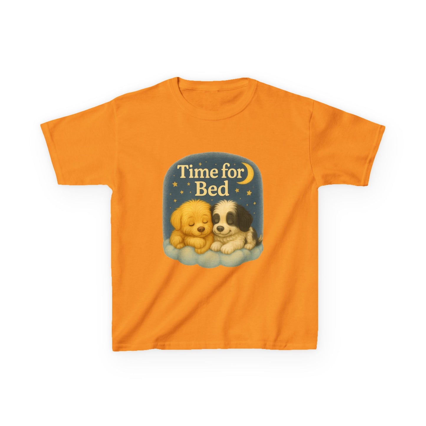Cute Kids Bedtime Tee - Time for Bed Pajama Top, Children’s Sleepwear, Dog Lovers Gift, Cozy Bedtime Shirt, Fun Animal T-Shirt