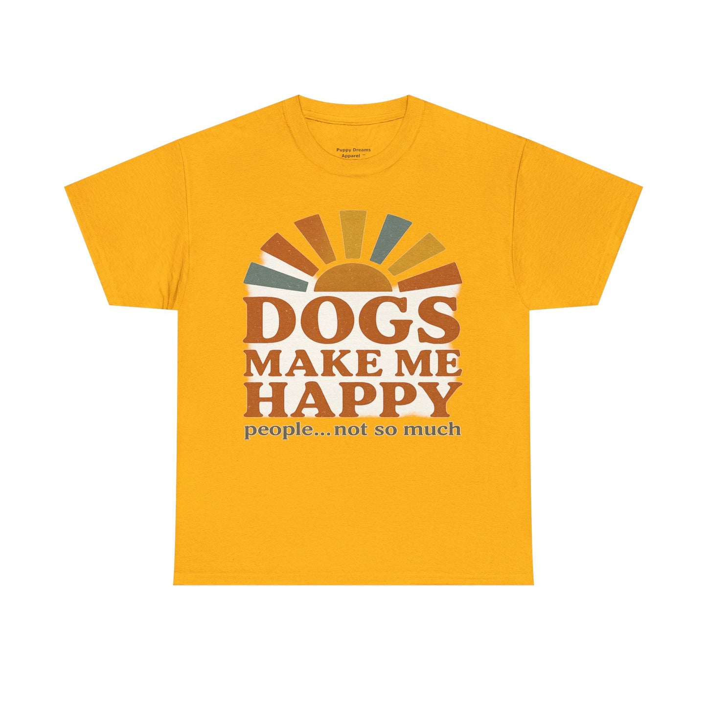Dog Lover's Unisex Heavy Cotton Tee - Relaxed Fit, Perfect for Pet Owners, Casual Wear, Gift Ideas, Dog-Themed Apparel