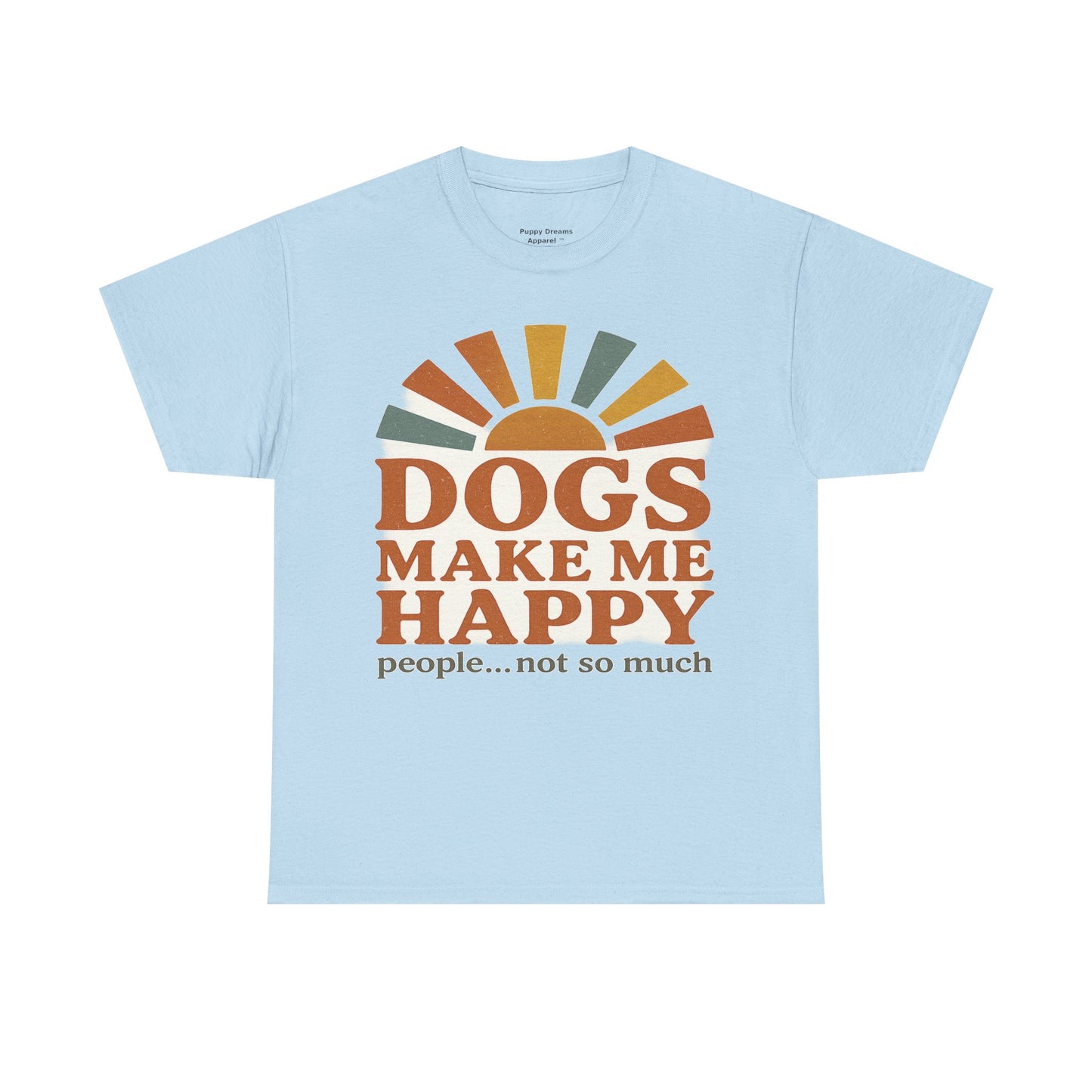 Dog Lover's Unisex Heavy Cotton Tee - Relaxed Fit, Perfect for Pet Owners, Casual Wear, Gift Ideas, Dog-Themed Apparel