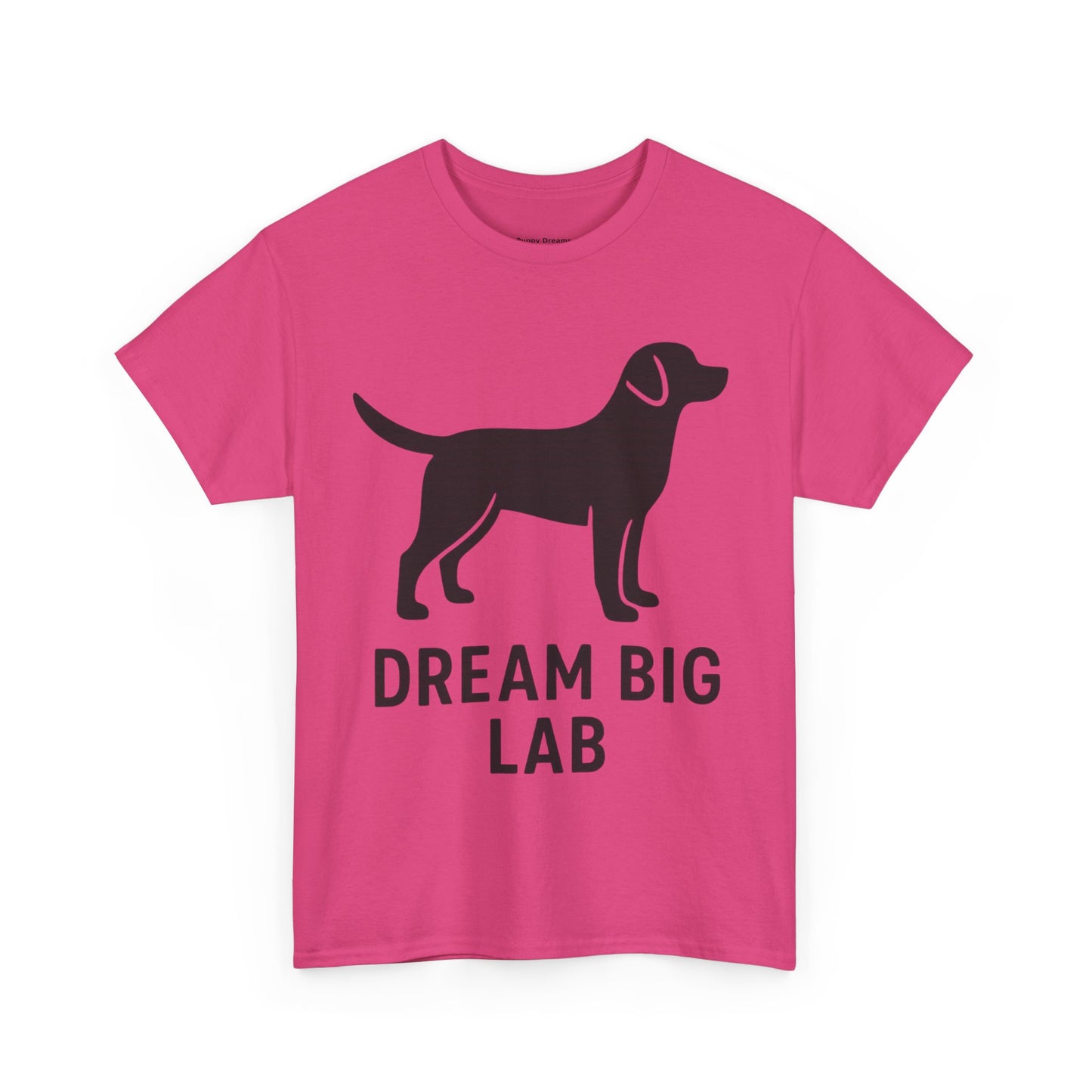Dream Big Lab Unisex Heavy Cotton Tee - Perfect for Dog Lovers, Pet Enthusiasts, and Ideal Gift for Birthdays or Holidays